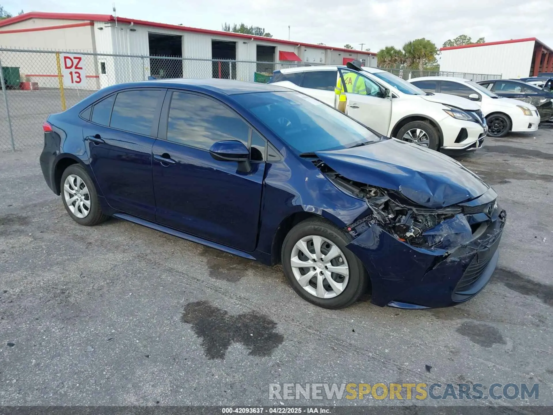 1 Photograph of a damaged car JTDB4MEE9PJ004092 TOYOTA COROLLA 2023