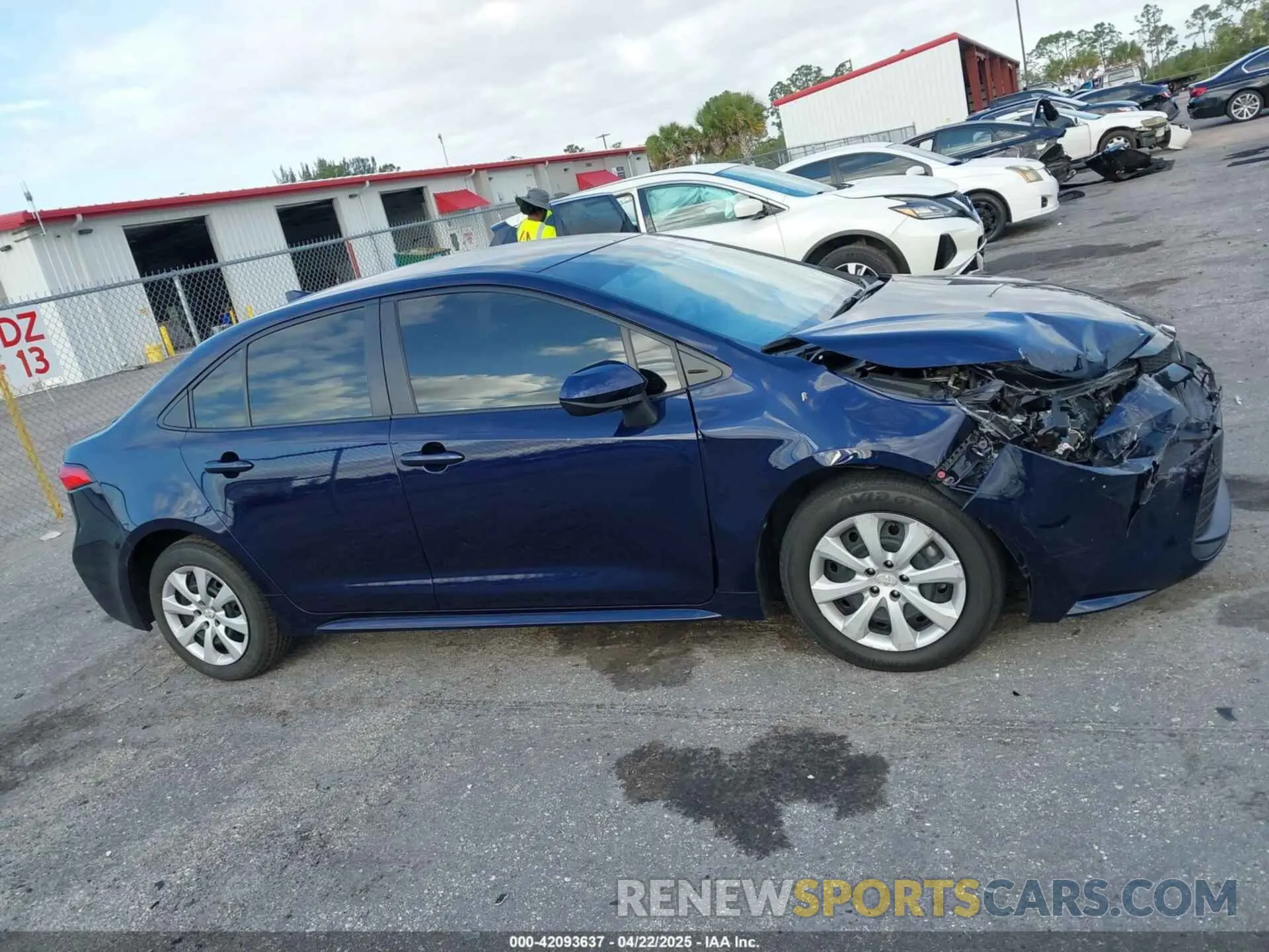 13 Photograph of a damaged car JTDB4MEE9PJ004092 TOYOTA COROLLA 2023
