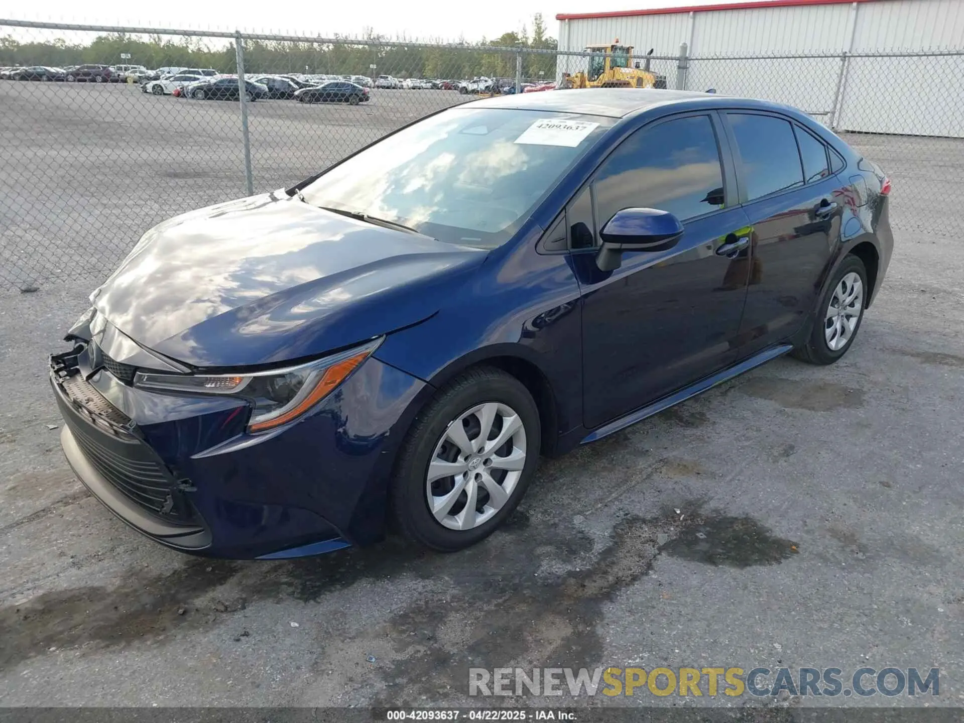 2 Photograph of a damaged car JTDB4MEE9PJ004092 TOYOTA COROLLA 2023