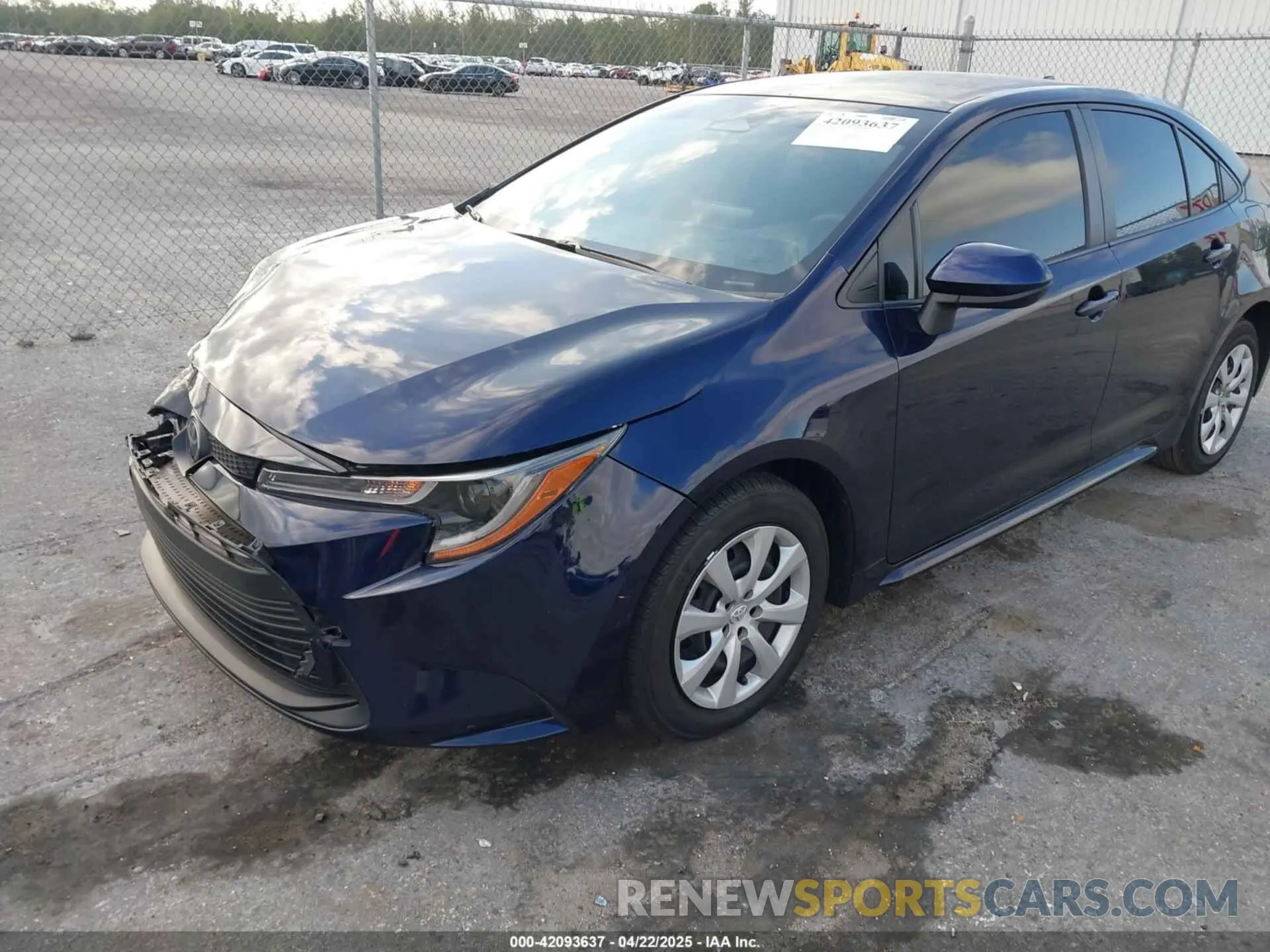 6 Photograph of a damaged car JTDB4MEE9PJ004092 TOYOTA COROLLA 2023