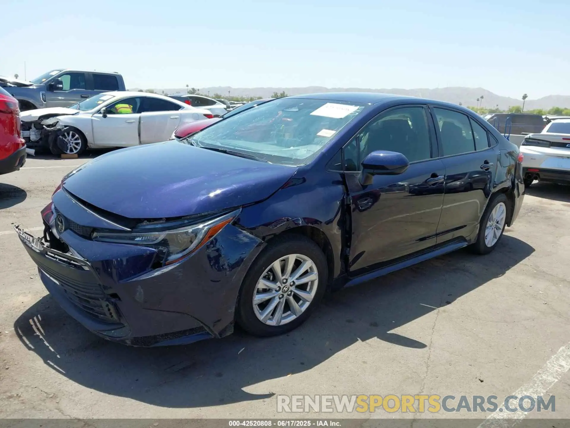 6 Photograph of a damaged car JTDB4MEE9PJ007705 TOYOTA COROLLA 2023