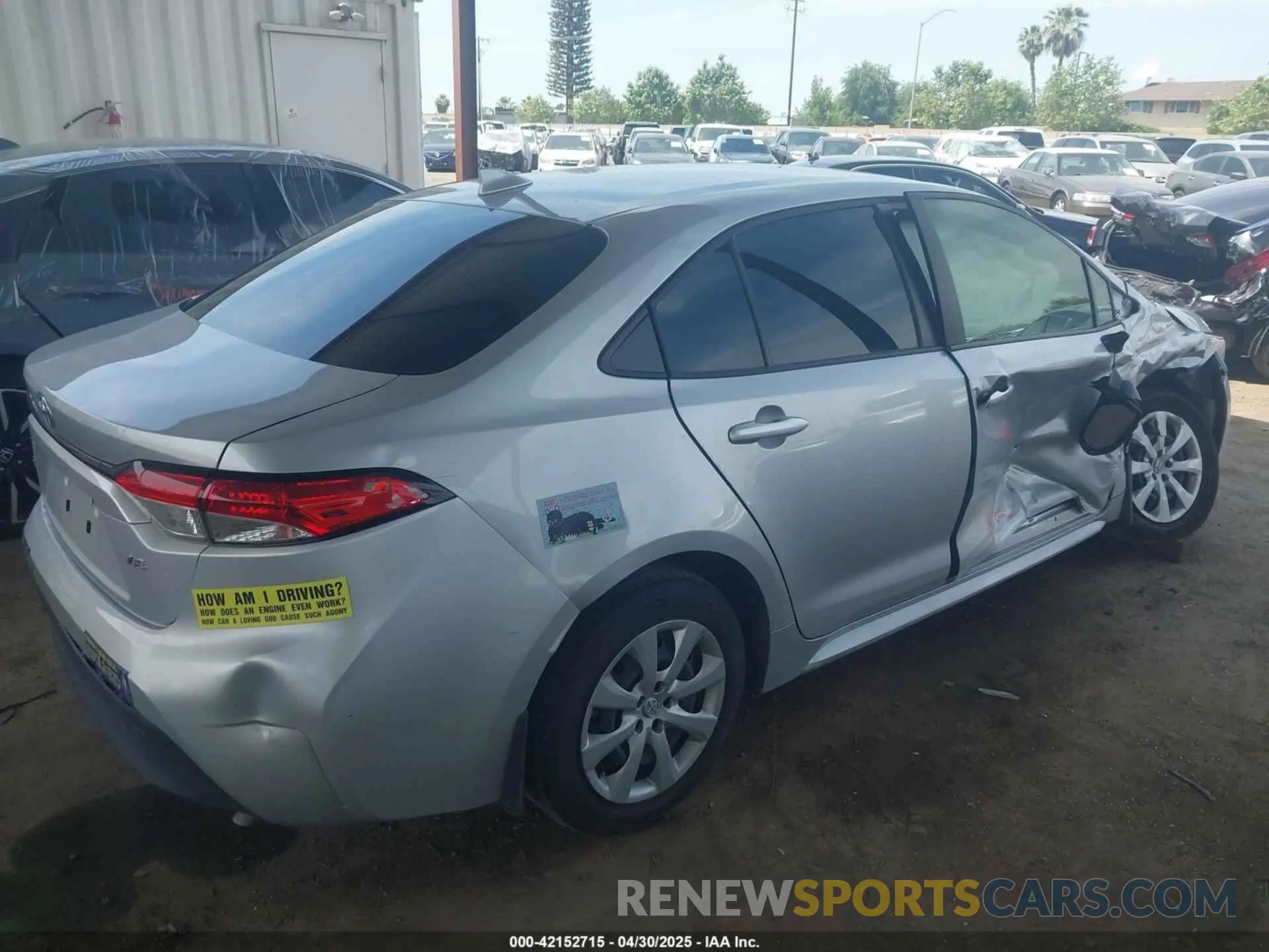 4 Photograph of a damaged car JTDB4MEEXP3001013 TOYOTA COROLLA 2023