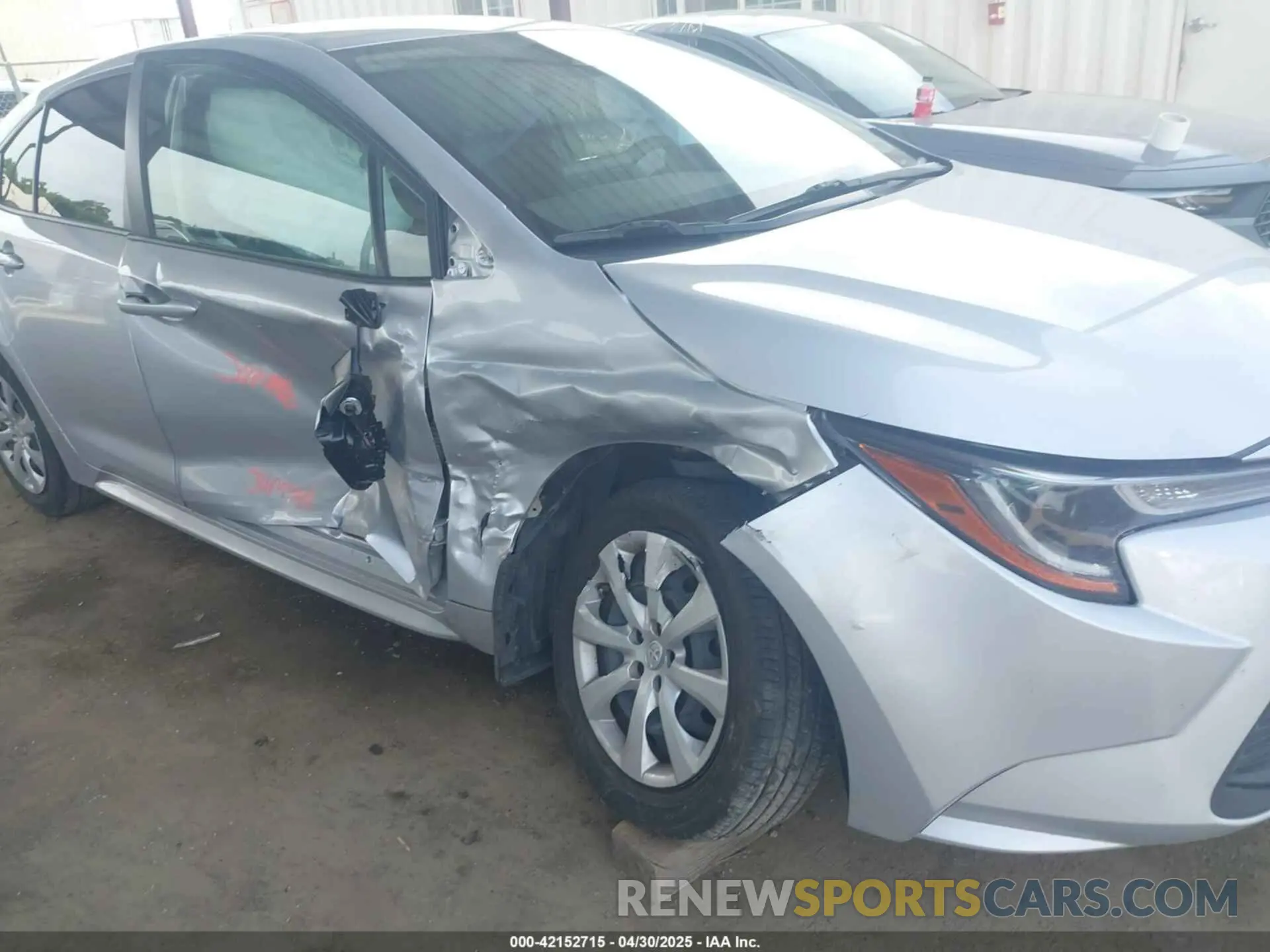 6 Photograph of a damaged car JTDB4MEEXP3001013 TOYOTA COROLLA 2023