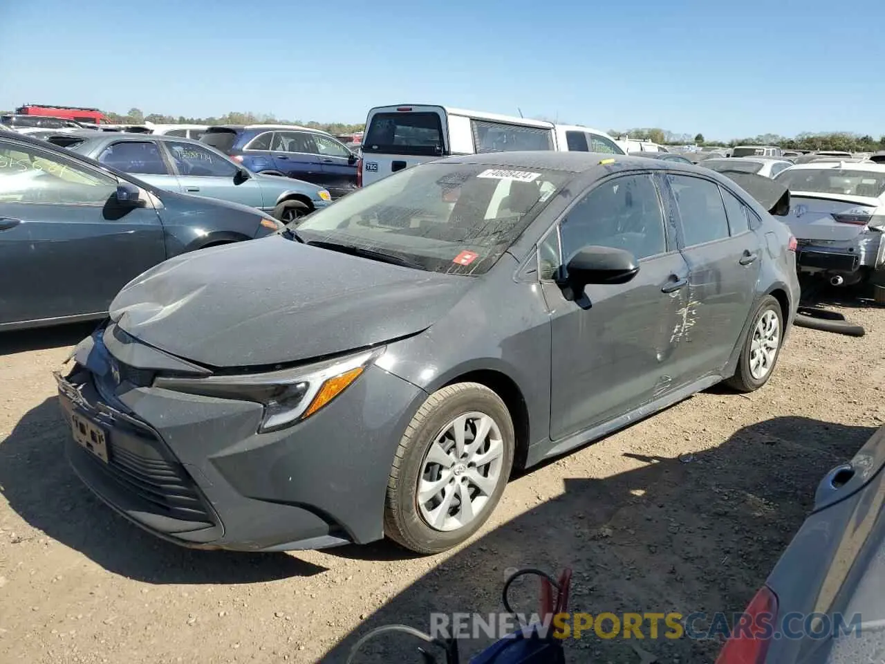 1 Photograph of a damaged car JTDBCMFE0P3005895 TOYOTA COROLLA 2023