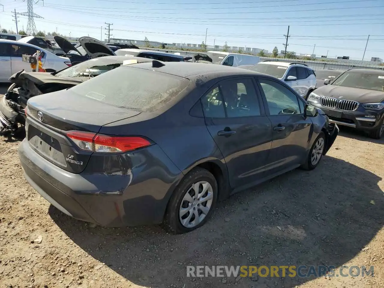 3 Photograph of a damaged car JTDBCMFE0P3005895 TOYOTA COROLLA 2023
