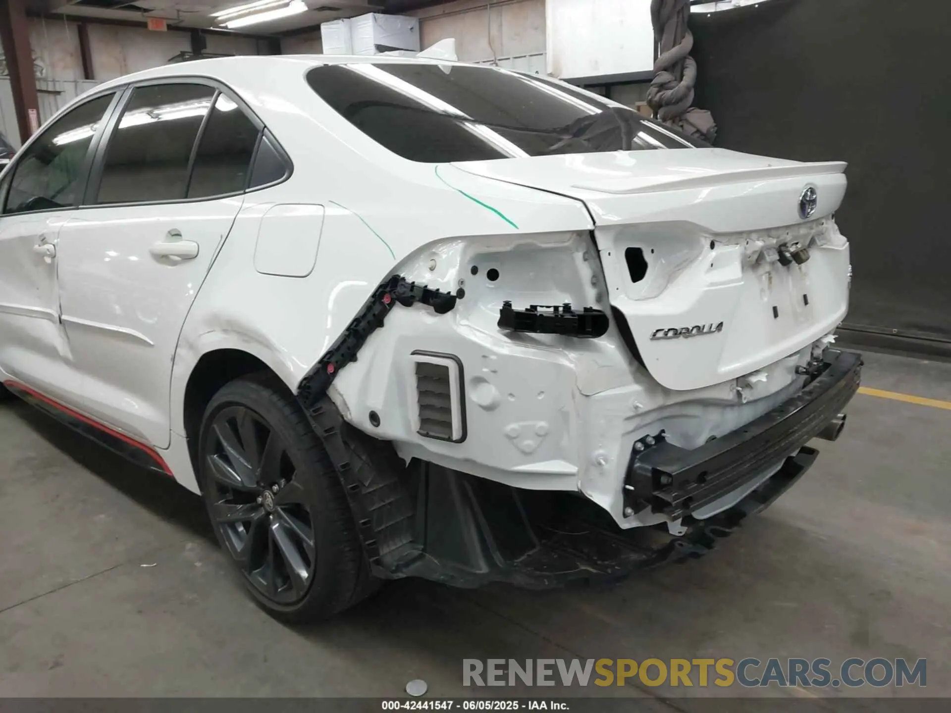 6 Photograph of a damaged car JTDBCMFE0P3009459 TOYOTA COROLLA 2023