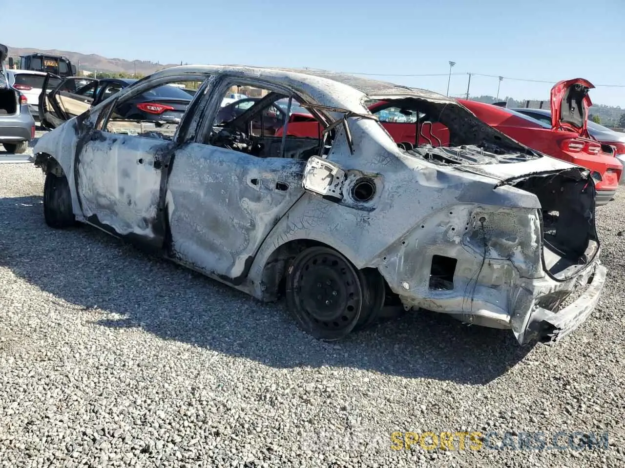 2 Photograph of a damaged car JTDBCMFE0P3010157 TOYOTA COROLLA 2023