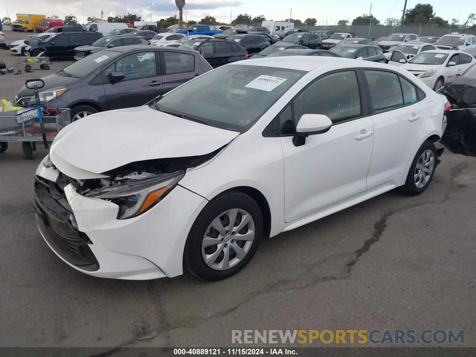 2 Photograph of a damaged car JTDBCMFE0P3013415 TOYOTA COROLLA 2023