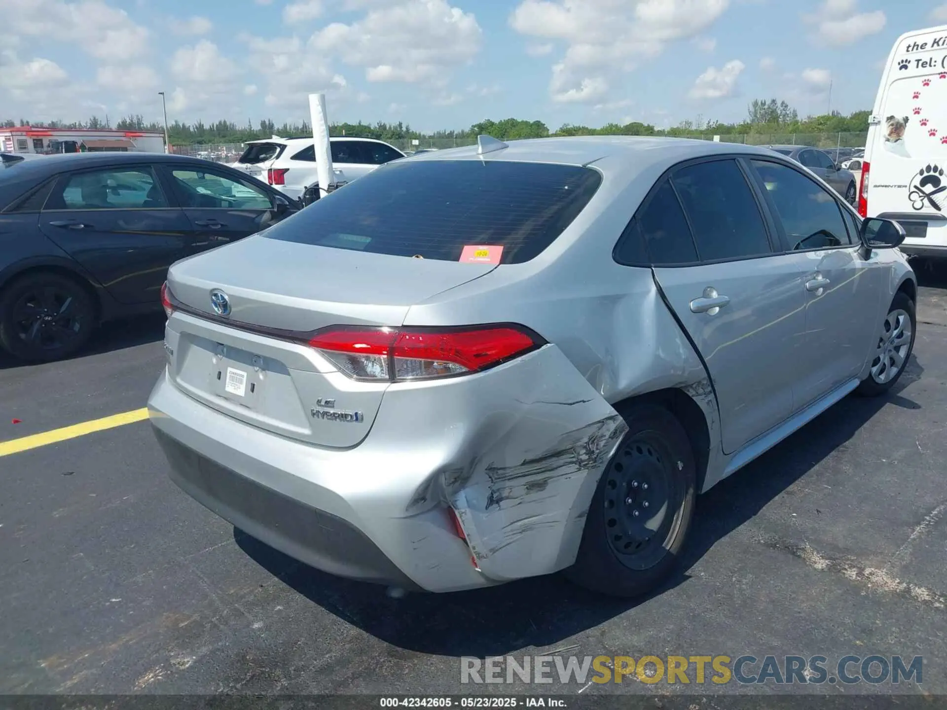4 Photograph of a damaged car JTDBCMFE0P3021742 TOYOTA COROLLA 2023