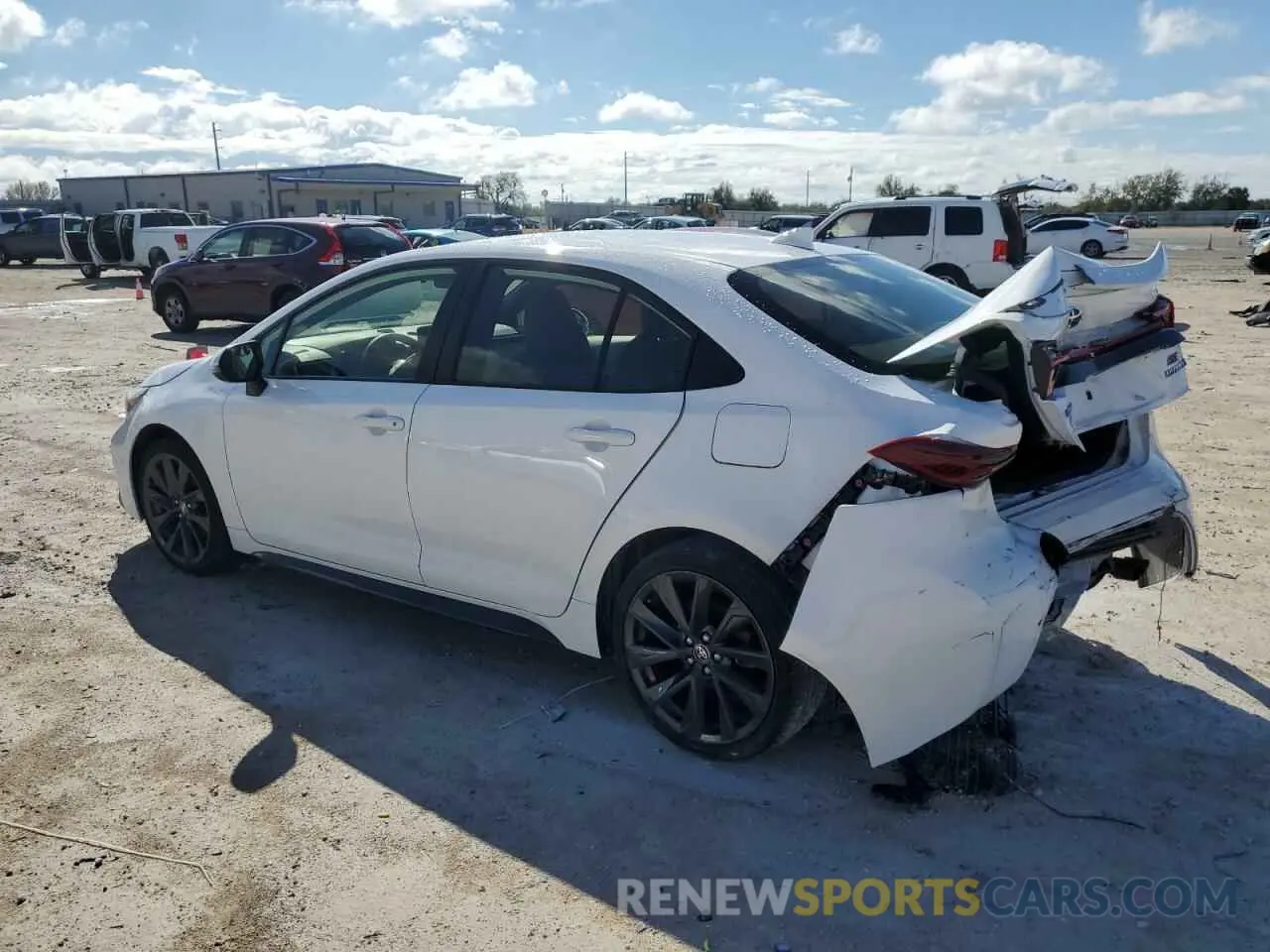 2 Photograph of a damaged car JTDBCMFE0PJ009313 TOYOTA COROLLA 2023