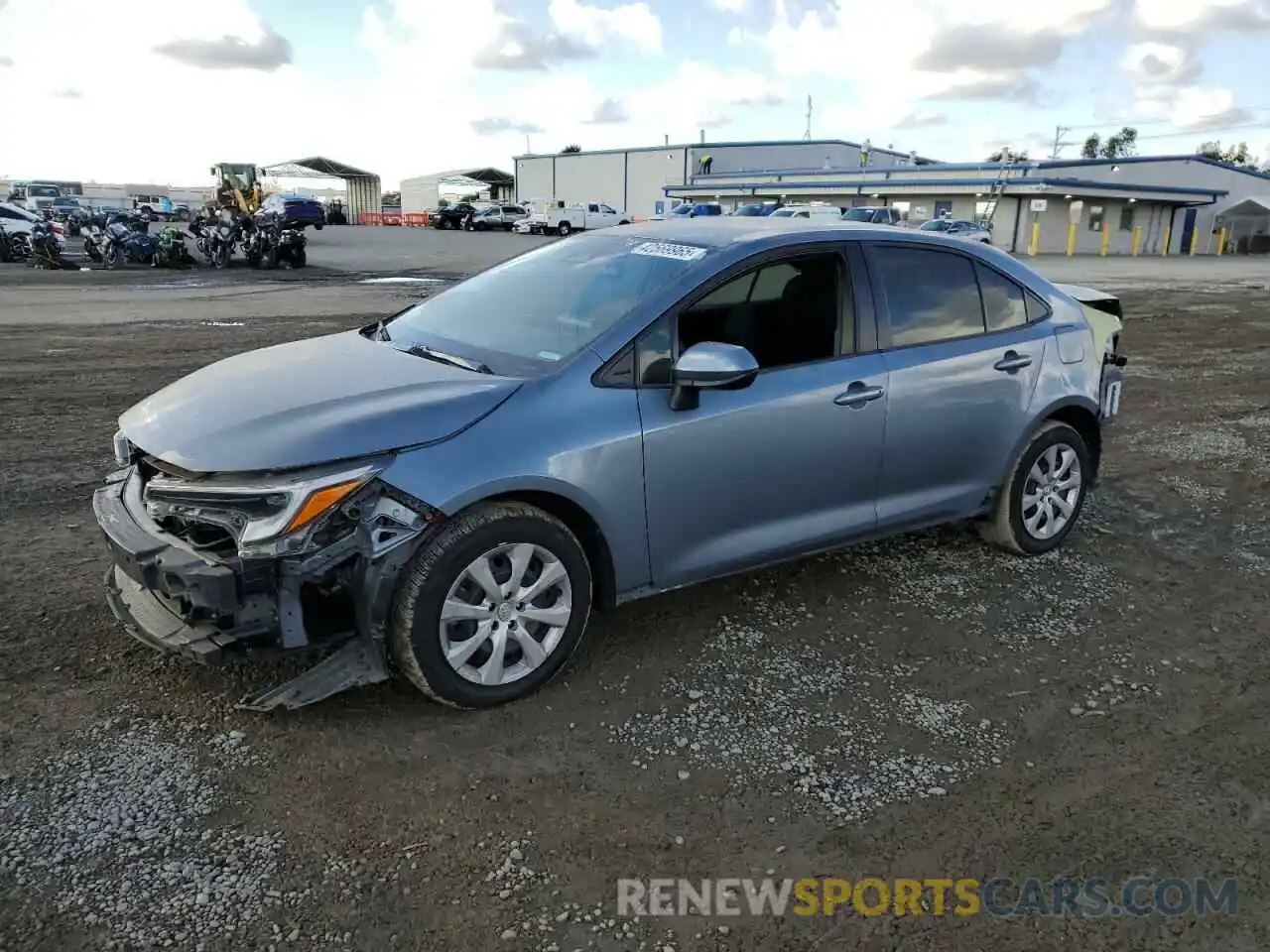 1 Photograph of a damaged car JTDBCMFE0PJ013703 TOYOTA COROLLA 2023