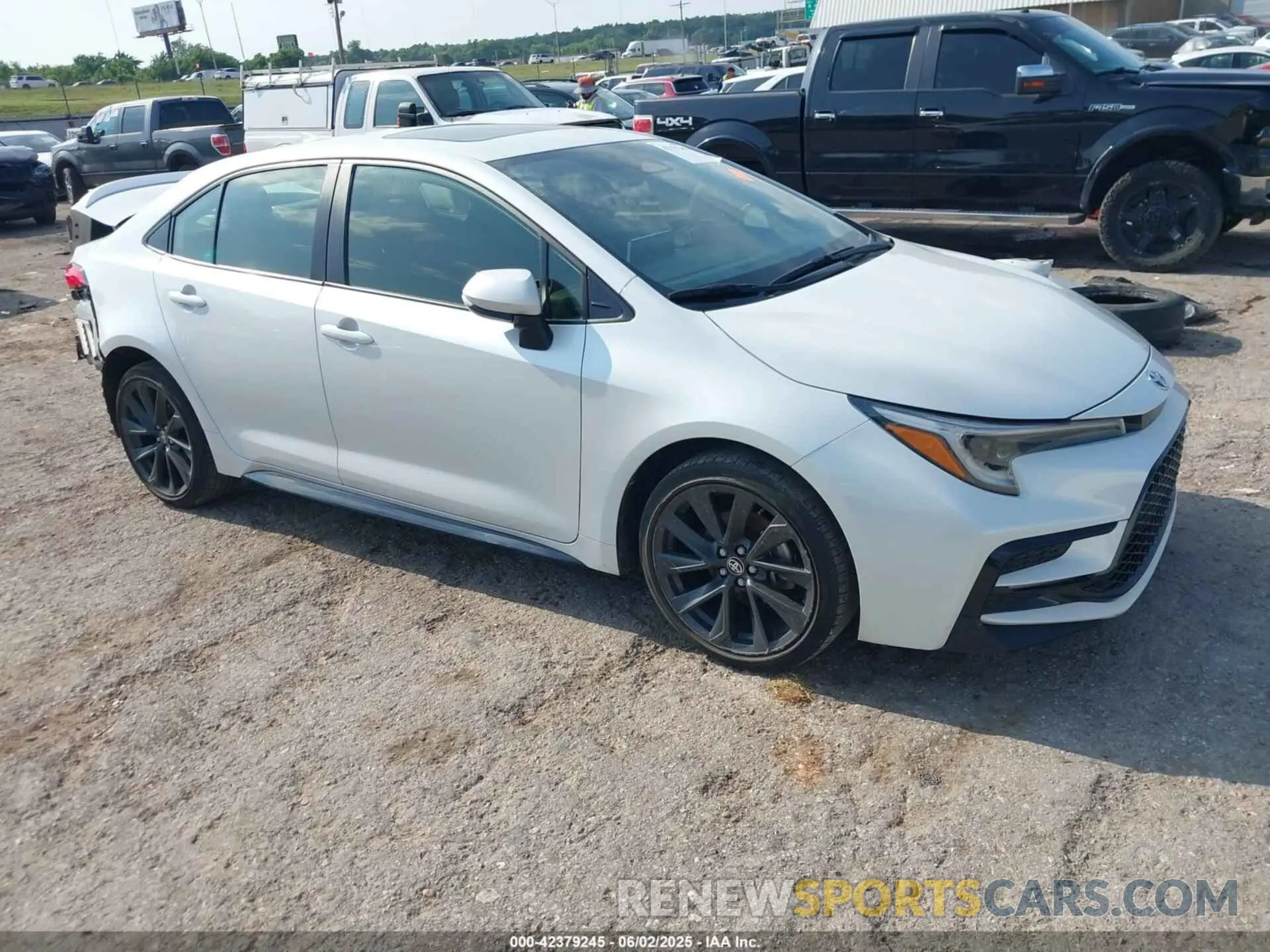 1 Photograph of a damaged car JTDBCMFE0PJ013930 TOYOTA COROLLA 2023