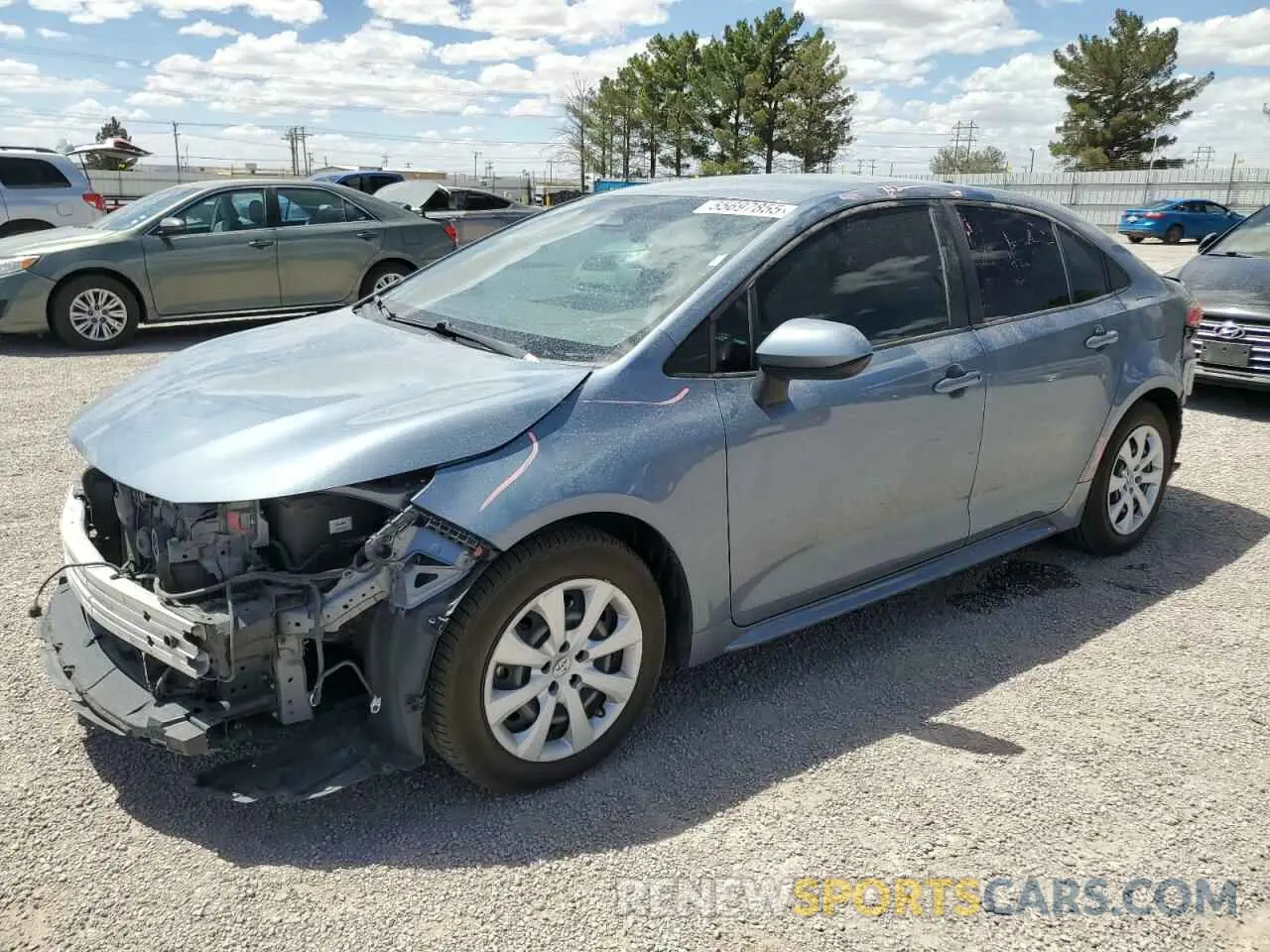 1 Photograph of a damaged car JTDBCMFE1P3008286 TOYOTA COROLLA 2023