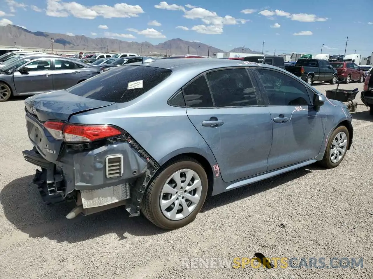 3 Photograph of a damaged car JTDBCMFE1P3008286 TOYOTA COROLLA 2023