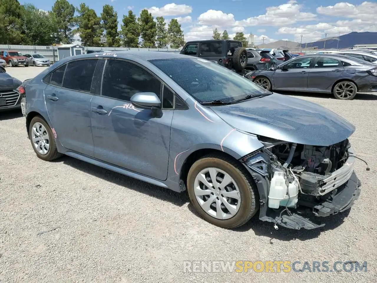 4 Photograph of a damaged car JTDBCMFE1P3008286 TOYOTA COROLLA 2023