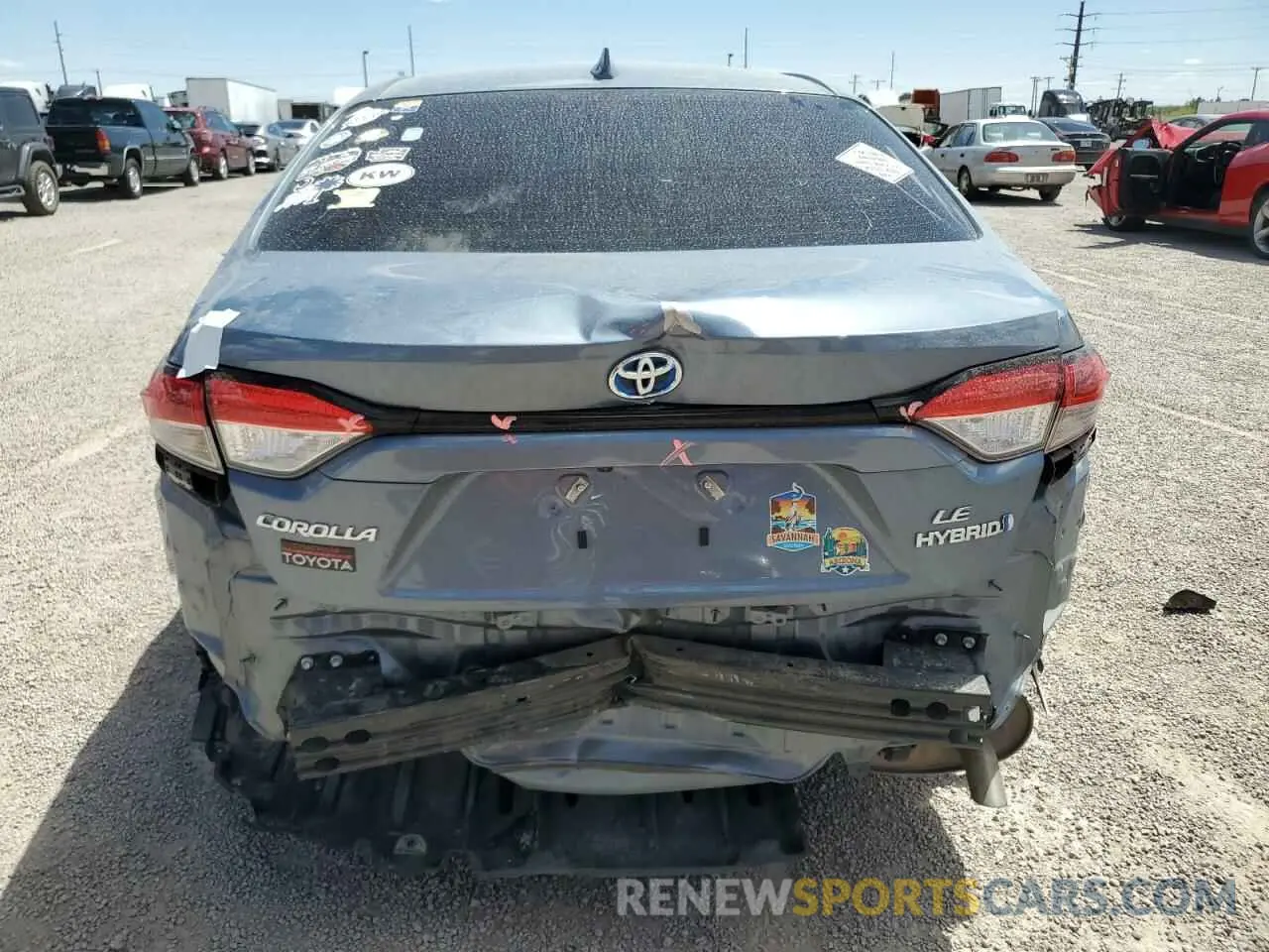 6 Photograph of a damaged car JTDBCMFE1P3008286 TOYOTA COROLLA 2023