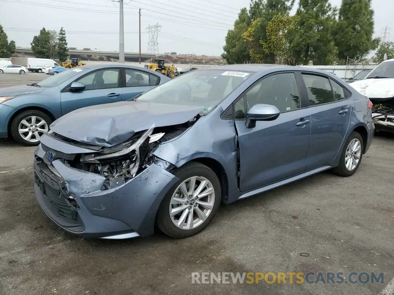 1 Photograph of a damaged car JTDBCMFE1P3010426 TOYOTA COROLLA 2023