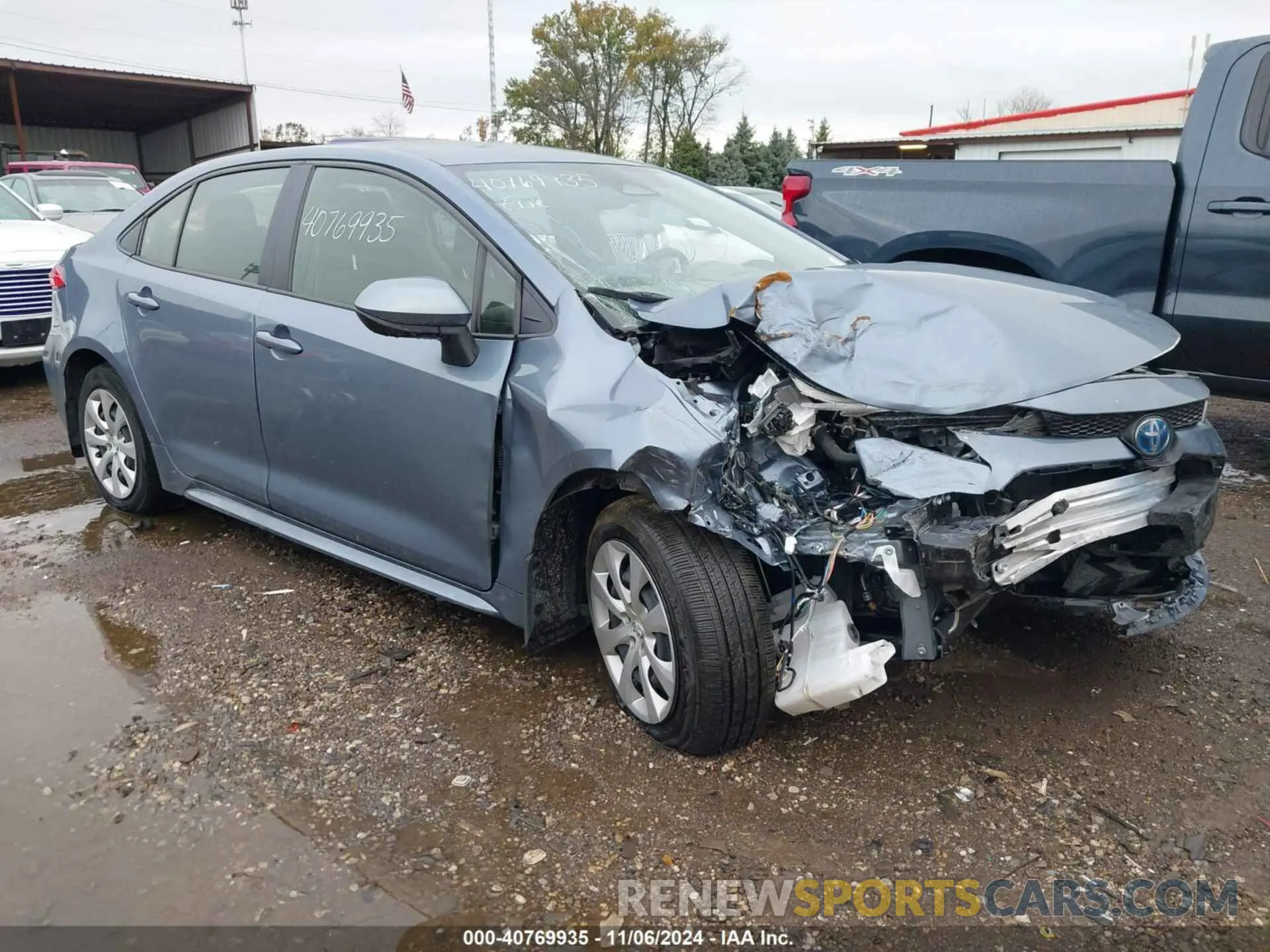 1 Photograph of a damaged car JTDBCMFE1P3015867 TOYOTA COROLLA 2023
