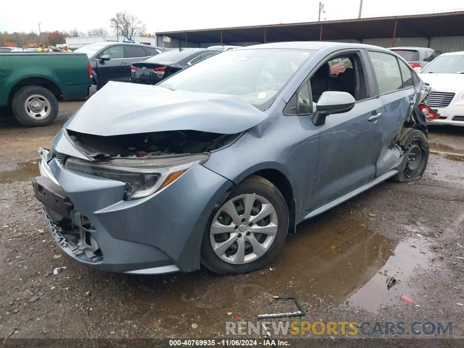 2 Photograph of a damaged car JTDBCMFE1P3015867 TOYOTA COROLLA 2023