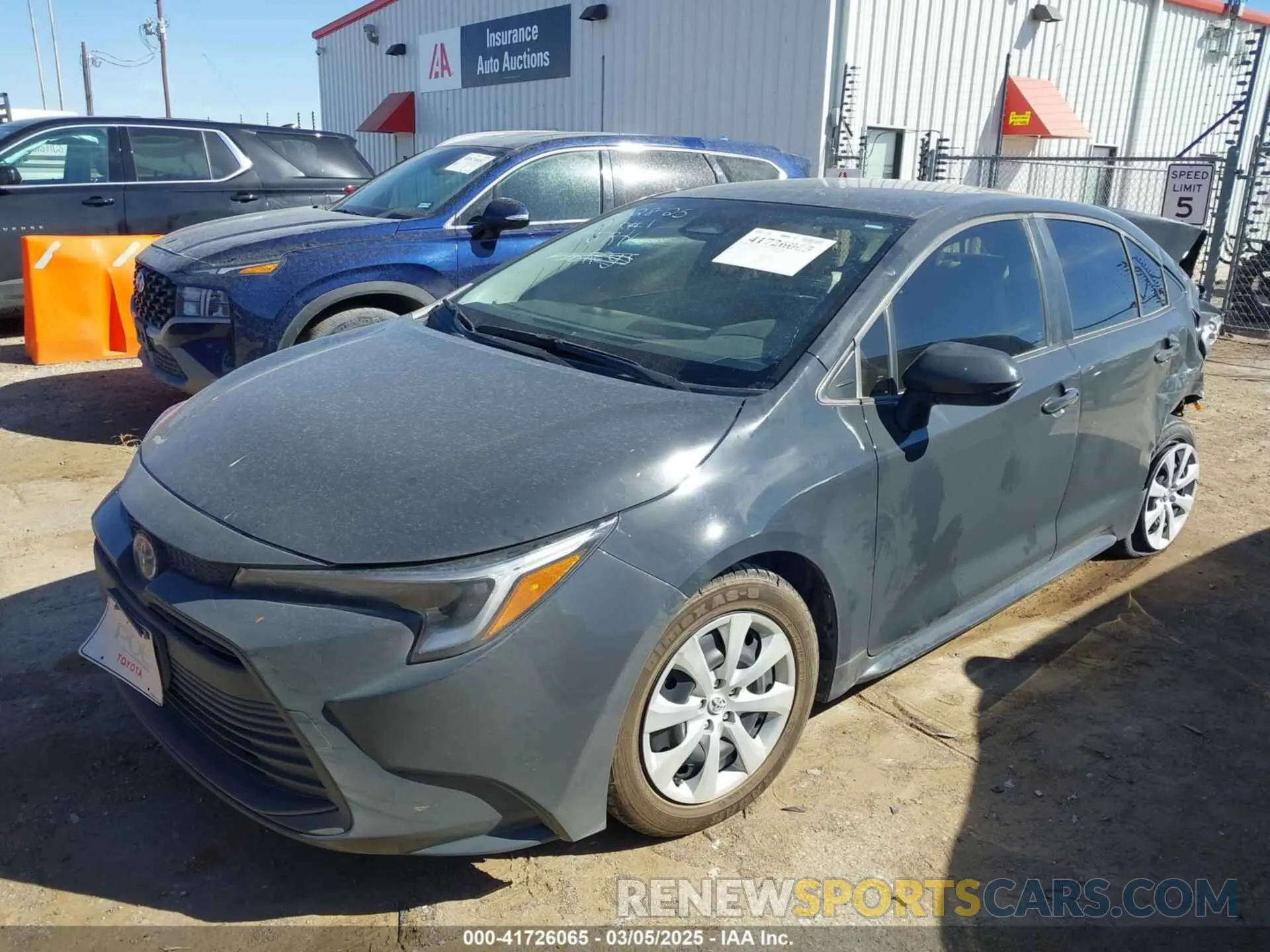 2 Photograph of a damaged car JTDBCMFE1P3020714 TOYOTA COROLLA 2023