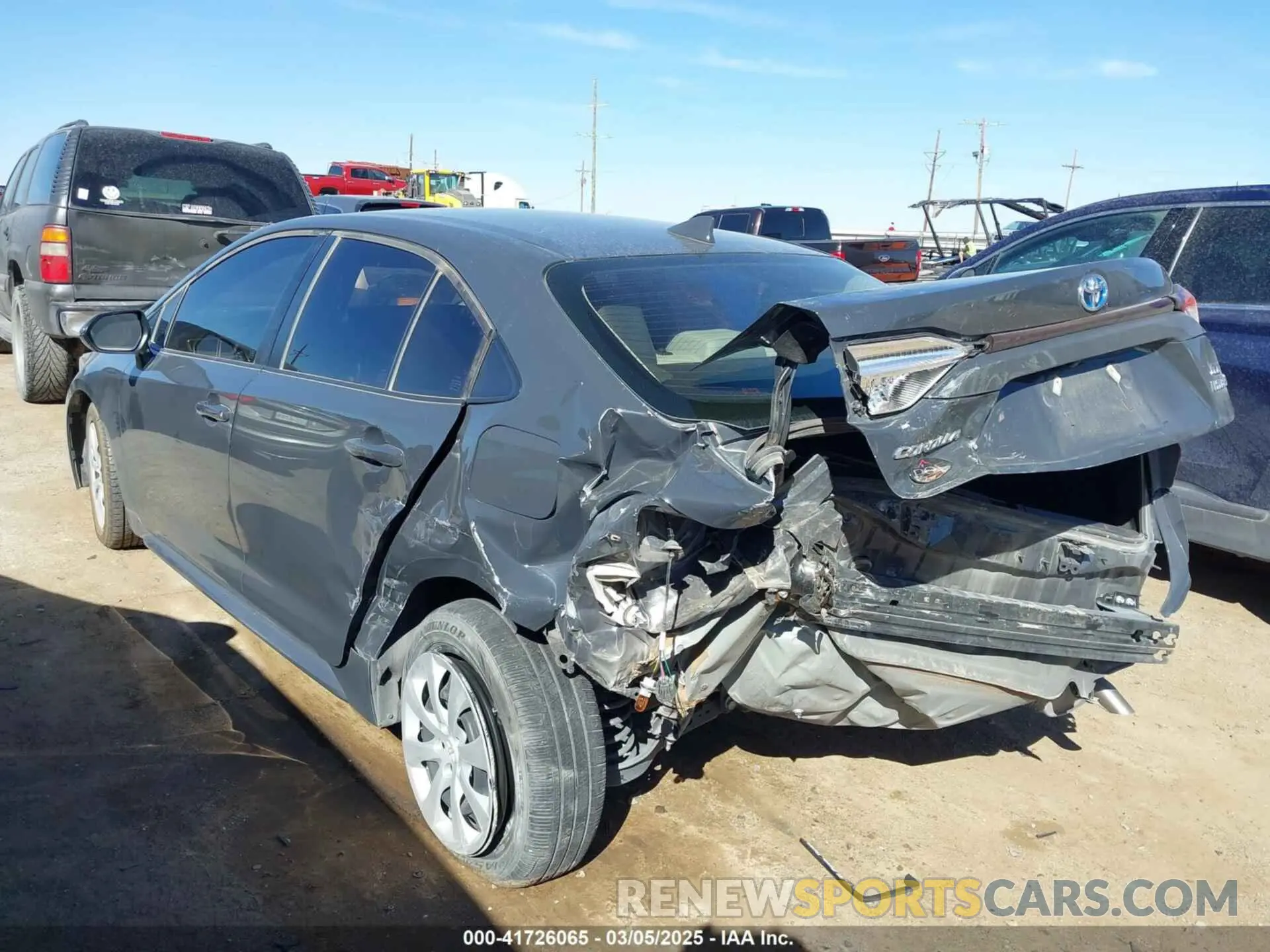 3 Photograph of a damaged car JTDBCMFE1P3020714 TOYOTA COROLLA 2023