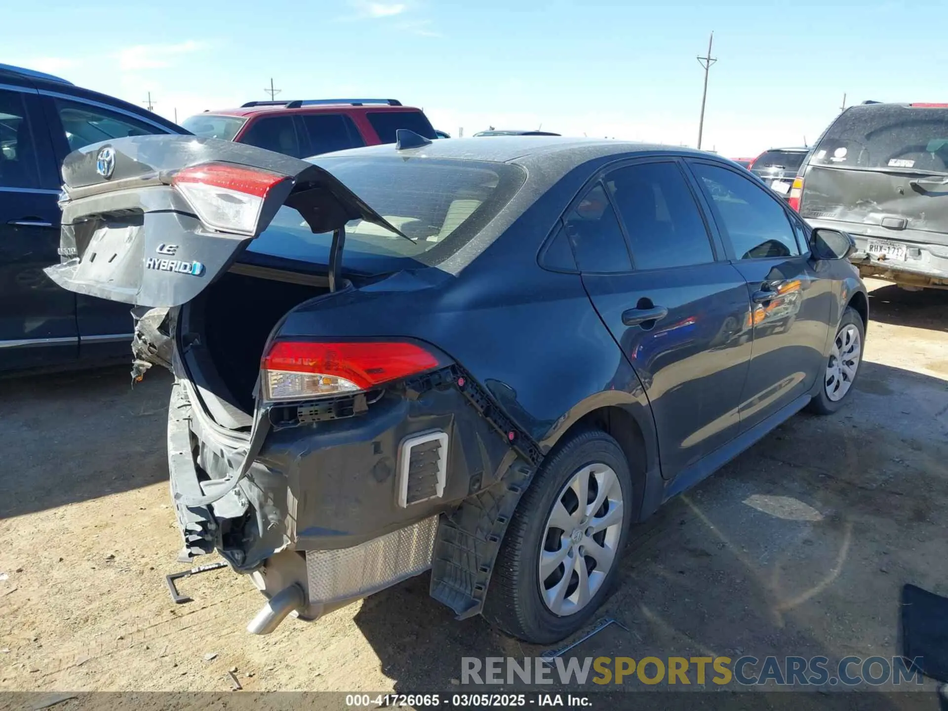 4 Photograph of a damaged car JTDBCMFE1P3020714 TOYOTA COROLLA 2023