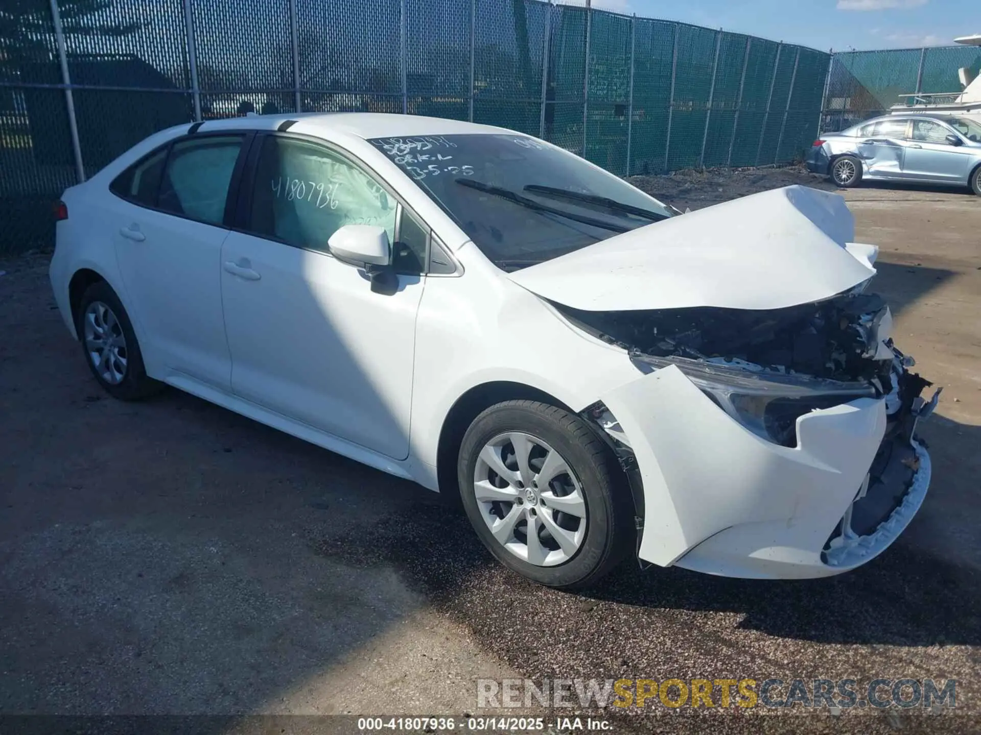 1 Photograph of a damaged car JTDBCMFE1PJ012186 TOYOTA COROLLA 2023