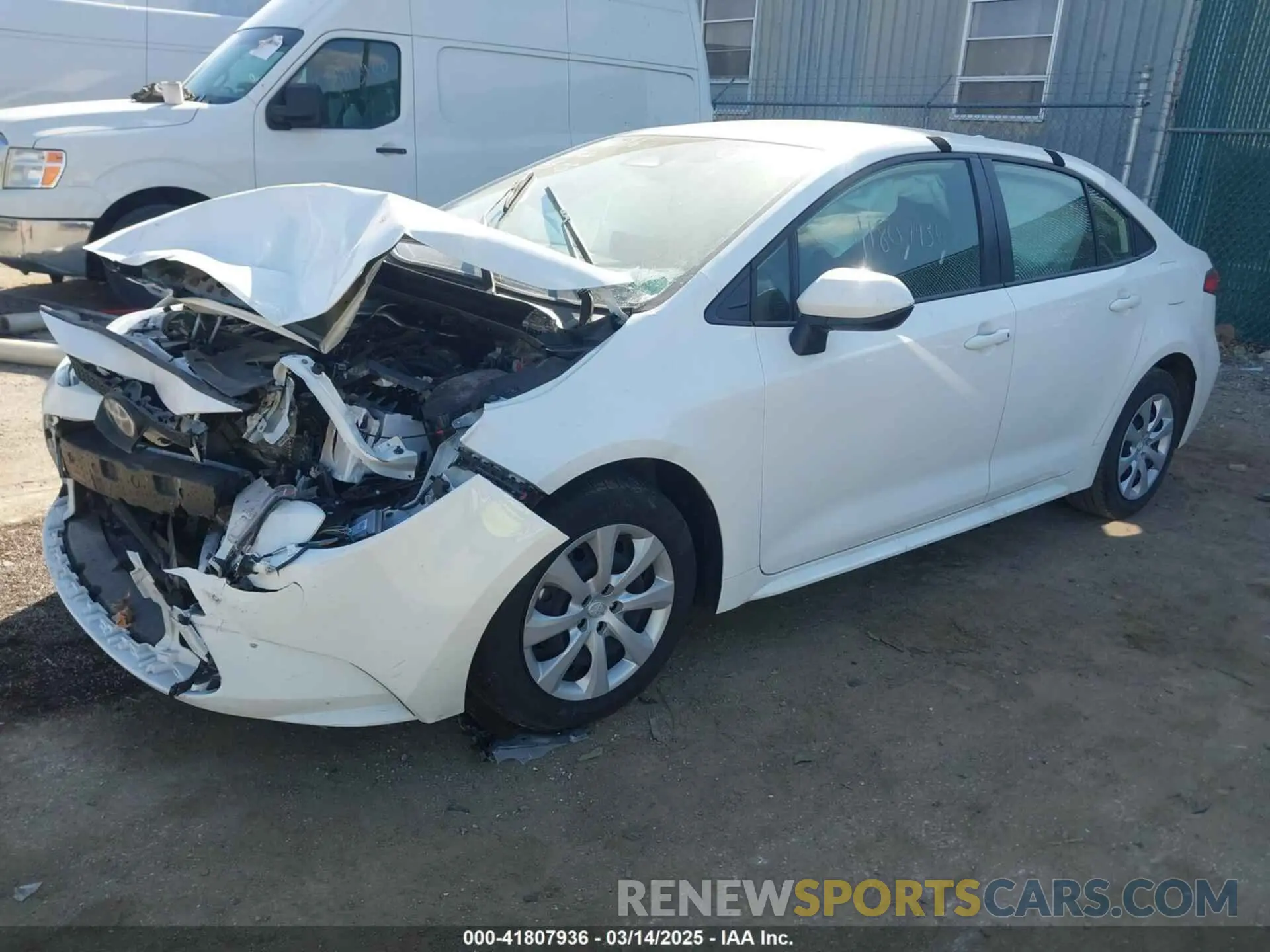 2 Photograph of a damaged car JTDBCMFE1PJ012186 TOYOTA COROLLA 2023