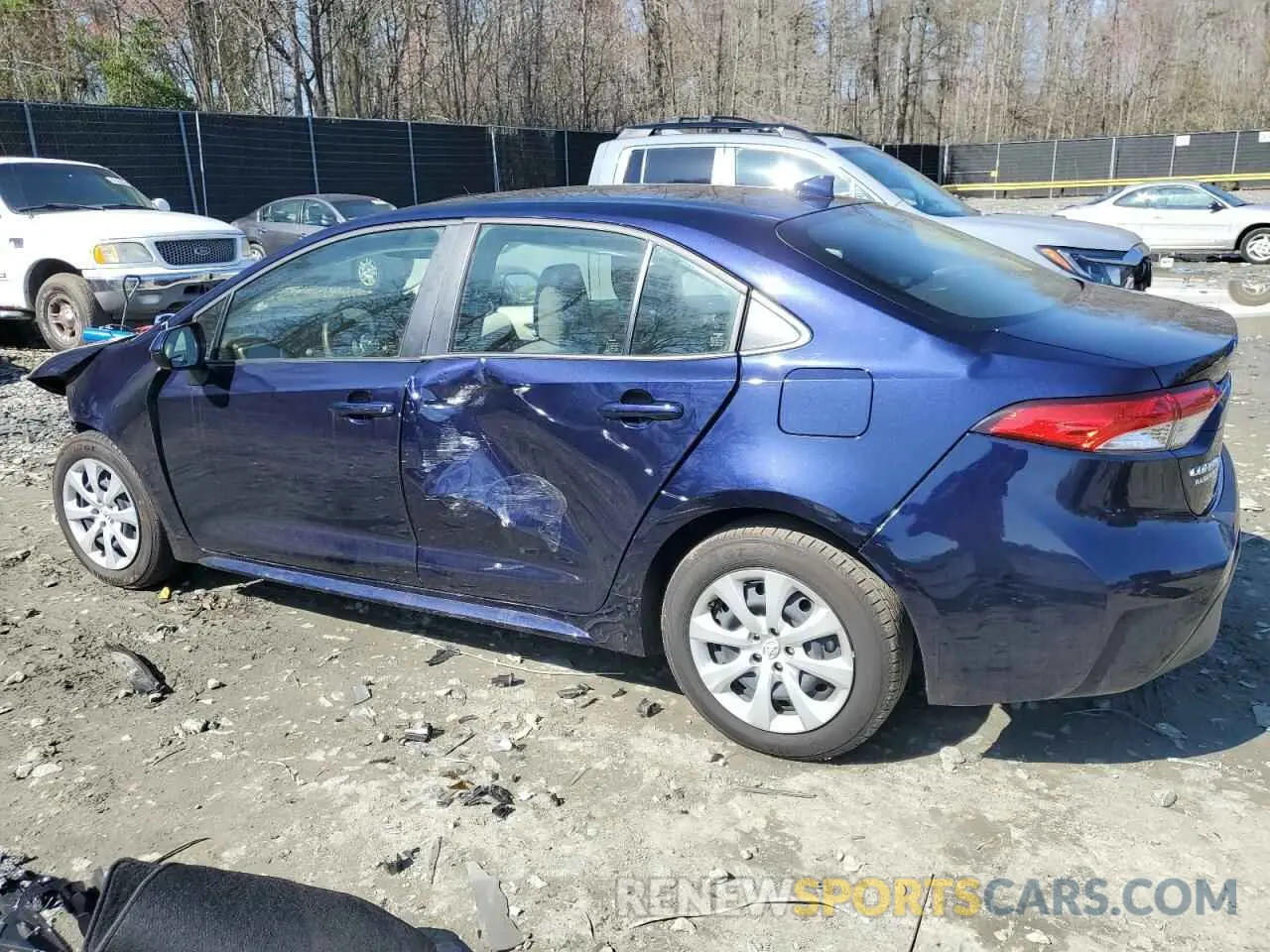 2 Photograph of a damaged car JTDBCMFE1PJ012320 TOYOTA COROLLA 2023
