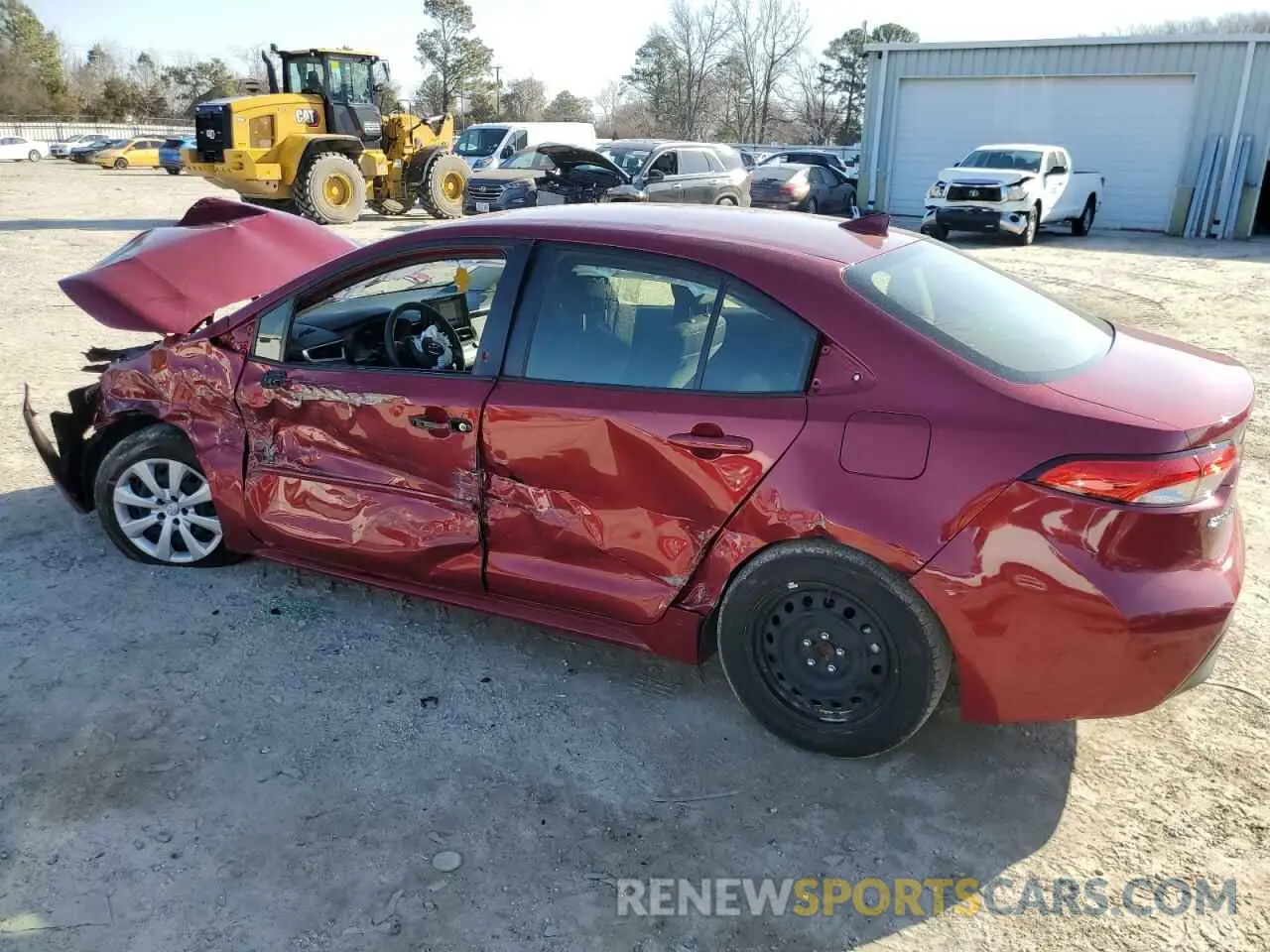 2 Photograph of a damaged car JTDBCMFE1PJ013094 TOYOTA COROLLA 2023