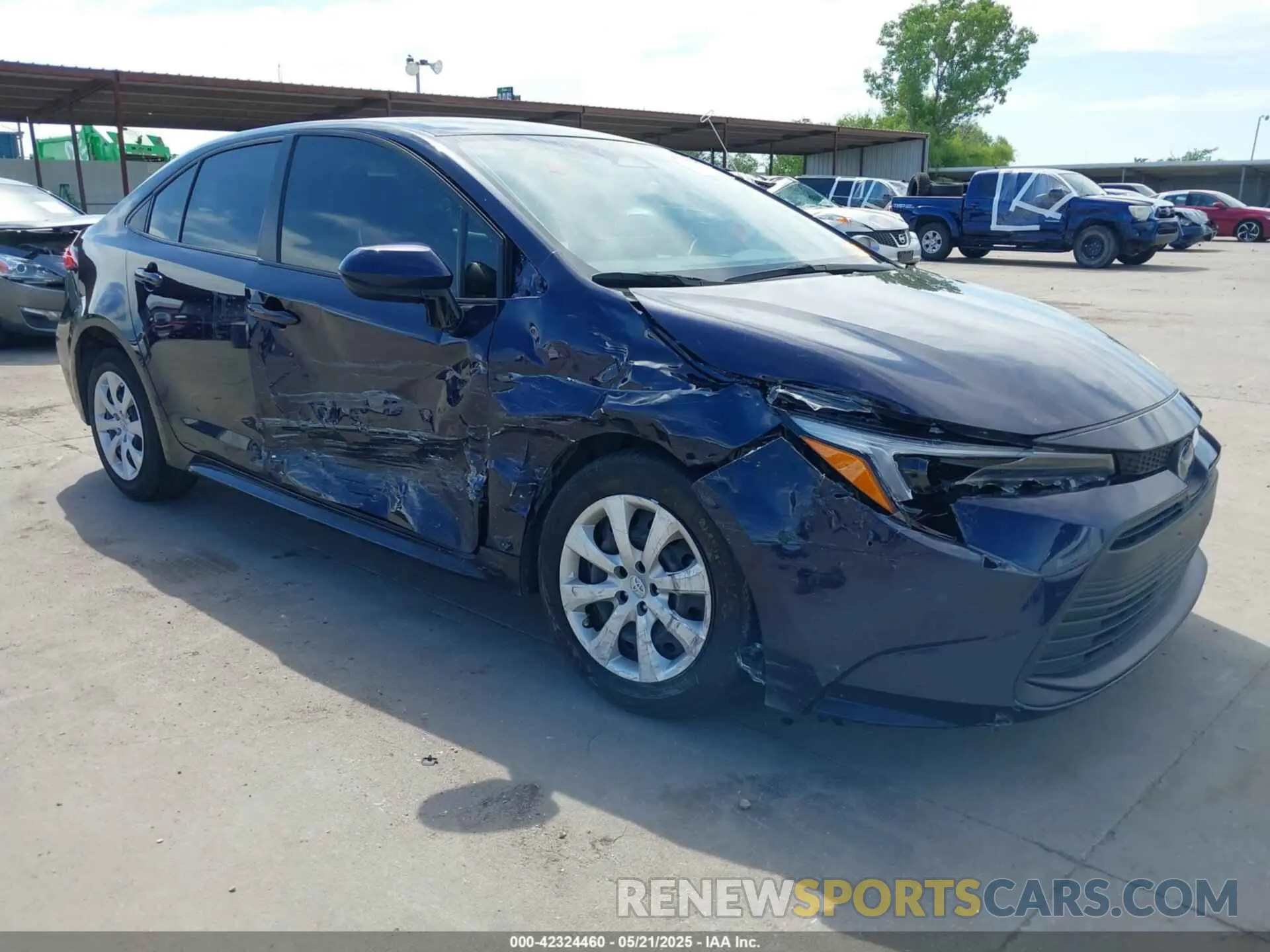 1 Photograph of a damaged car JTDBCMFE1PJ014245 TOYOTA COROLLA 2023