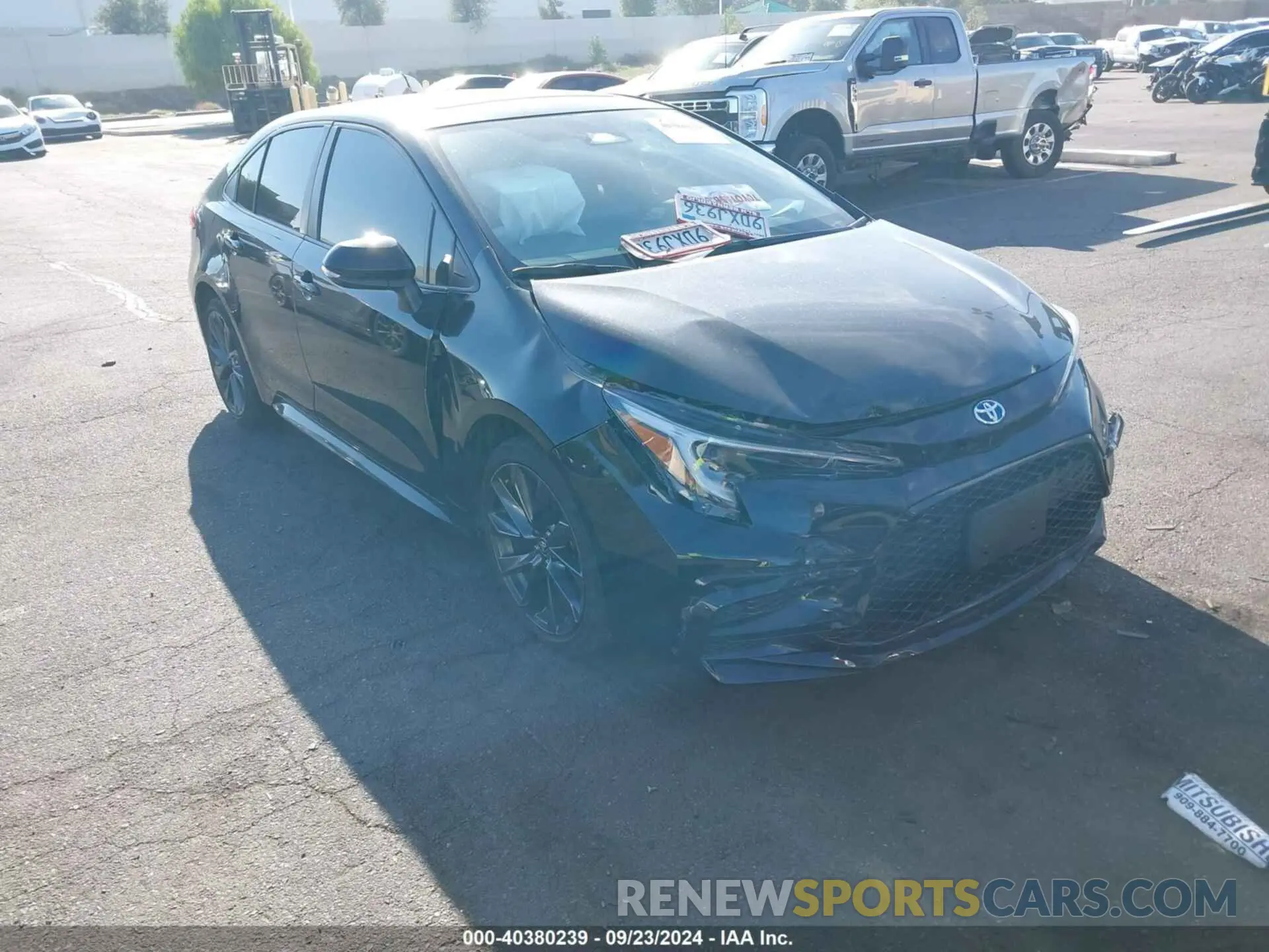 1 Photograph of a damaged car JTDBCMFE2P3001444 TOYOTA COROLLA 2023