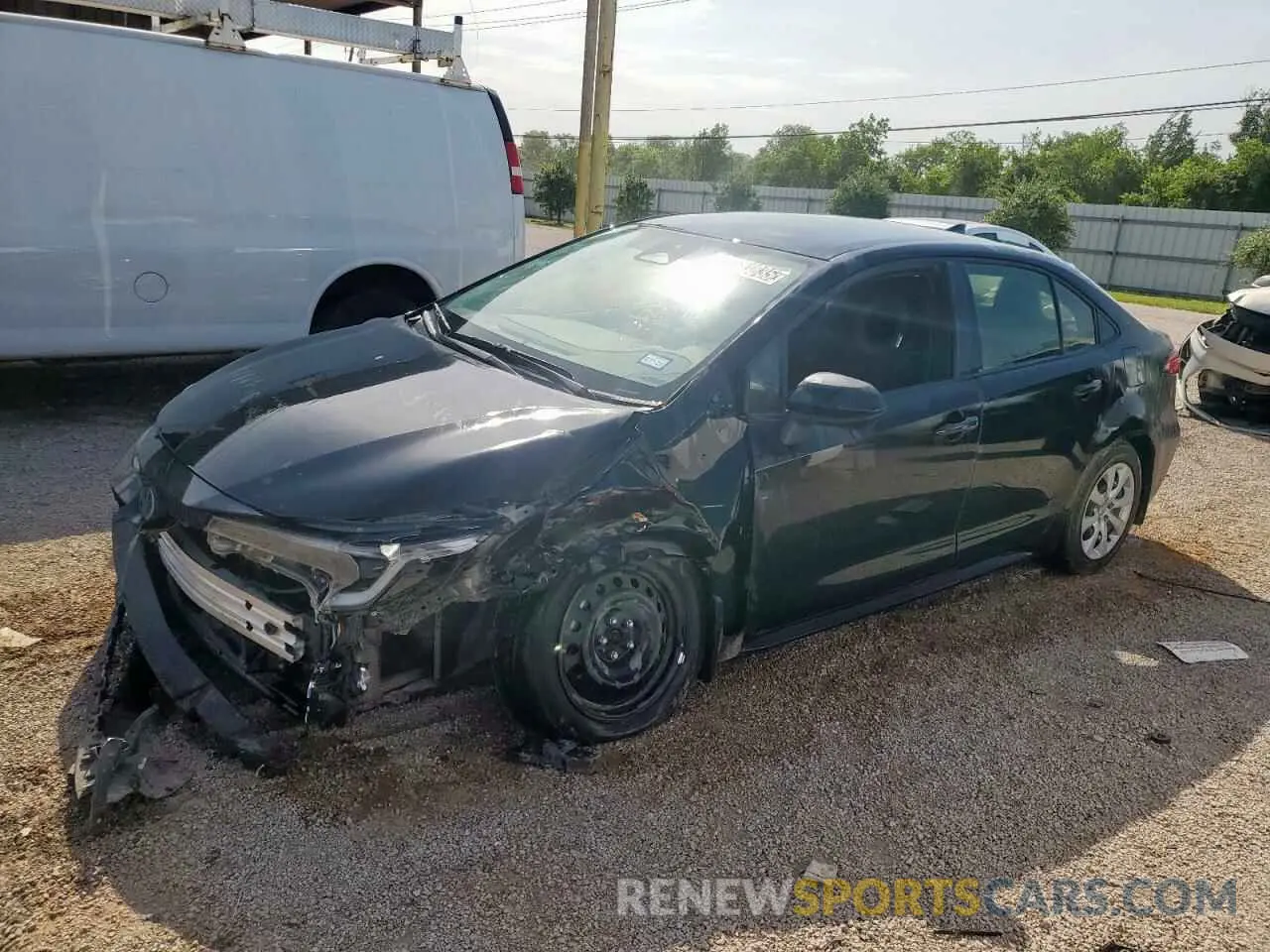 1 Photograph of a damaged car JTDBCMFE2P3004988 TOYOTA COROLLA 2023