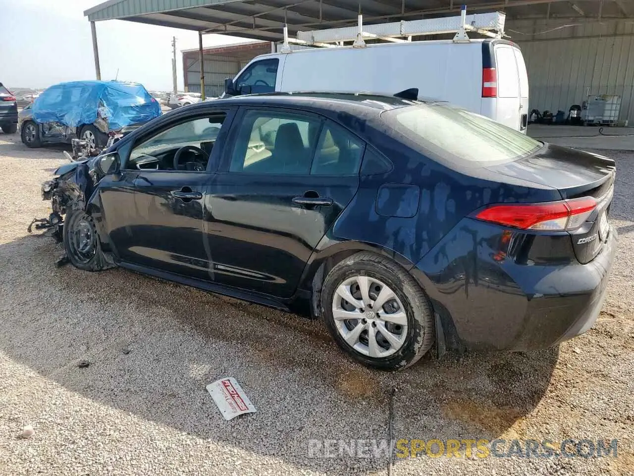 2 Photograph of a damaged car JTDBCMFE2P3004988 TOYOTA COROLLA 2023