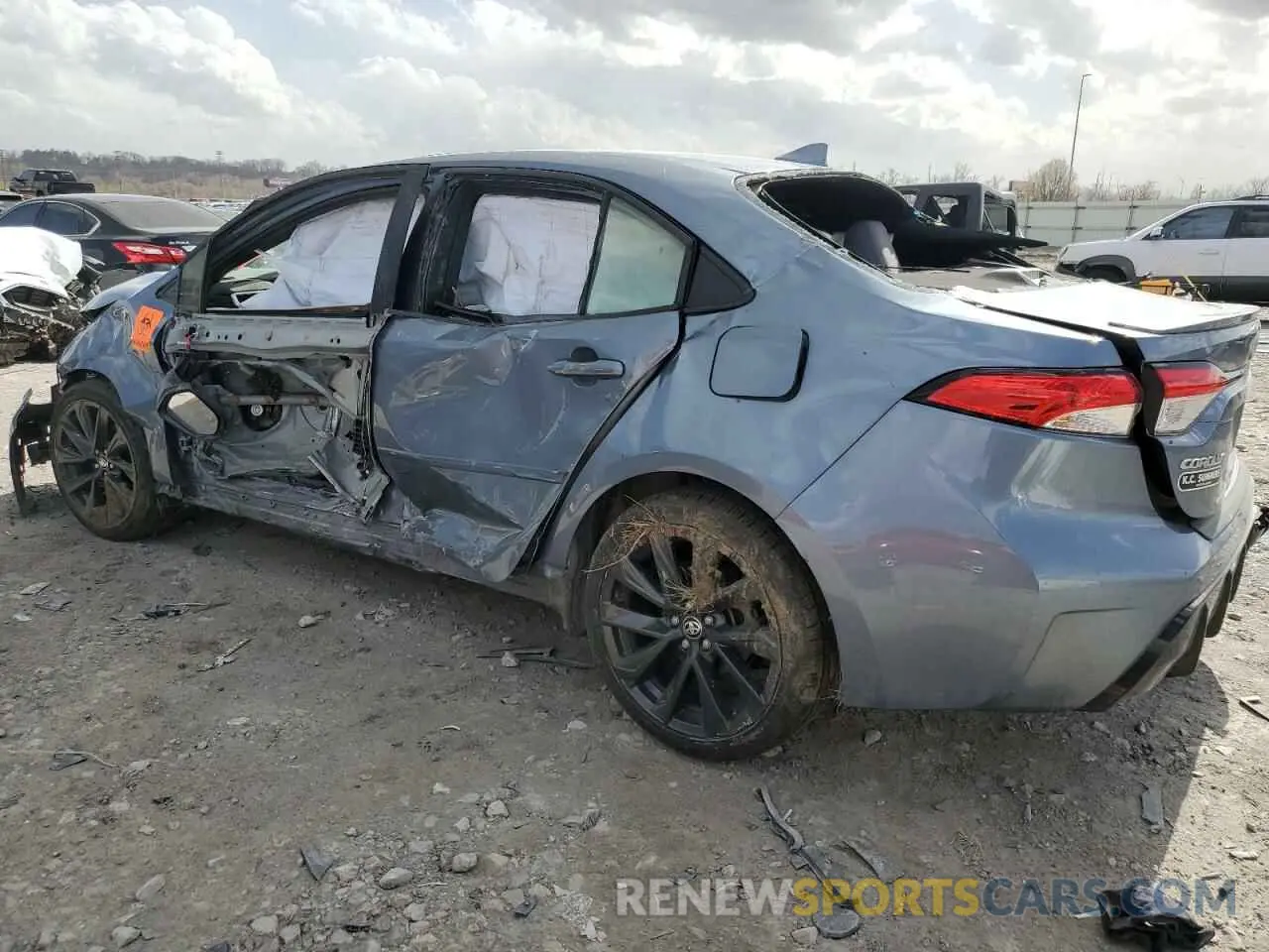 2 Photograph of a damaged car JTDBCMFE2P3007731 TOYOTA COROLLA 2023