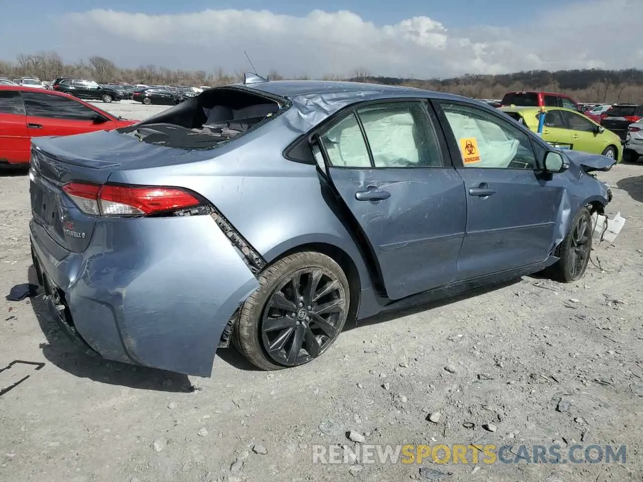 3 Photograph of a damaged car JTDBCMFE2P3007731 TOYOTA COROLLA 2023