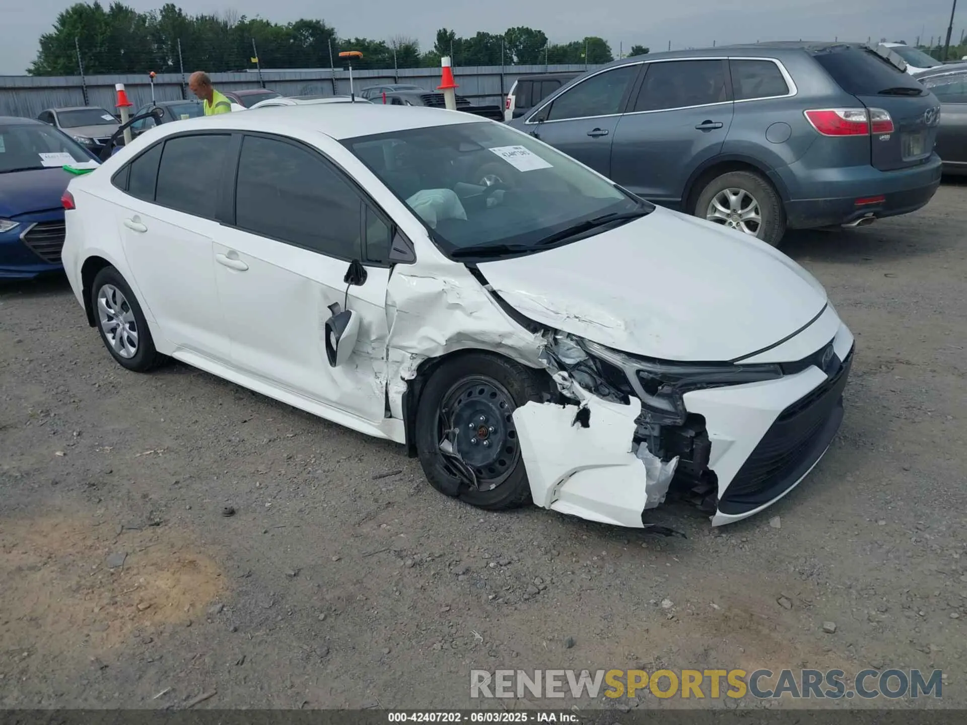 1 Photograph of a damaged car JTDBCMFE2P3013917 TOYOTA COROLLA 2023