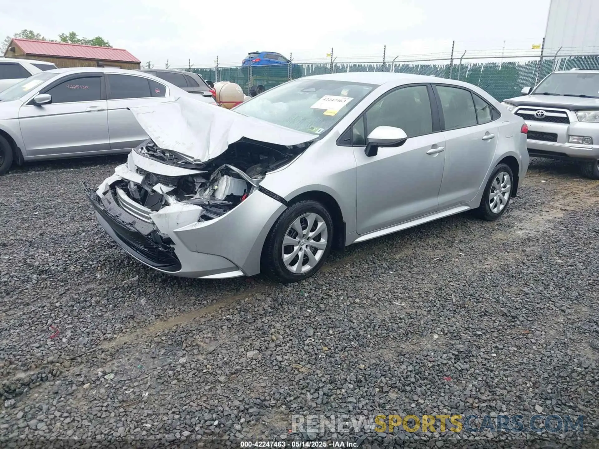 2 Photograph of a damaged car JTDBCMFE2P3019314 TOYOTA COROLLA 2023