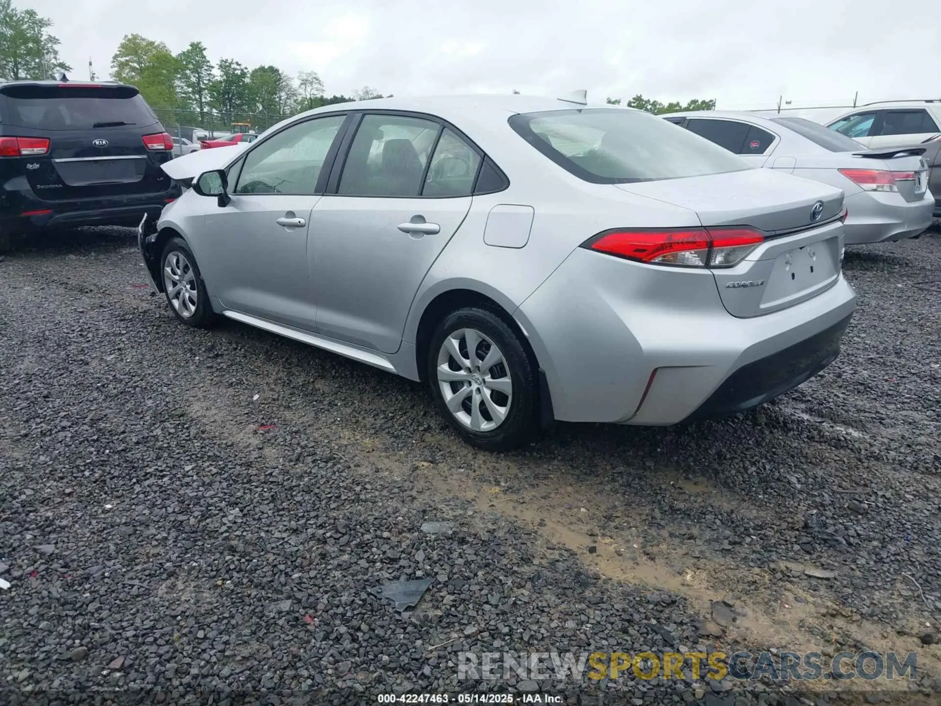 3 Photograph of a damaged car JTDBCMFE2P3019314 TOYOTA COROLLA 2023
