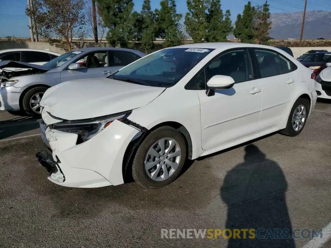 1 Photograph of a damaged car JTDBCMFE2P3019765 TOYOTA COROLLA 2023