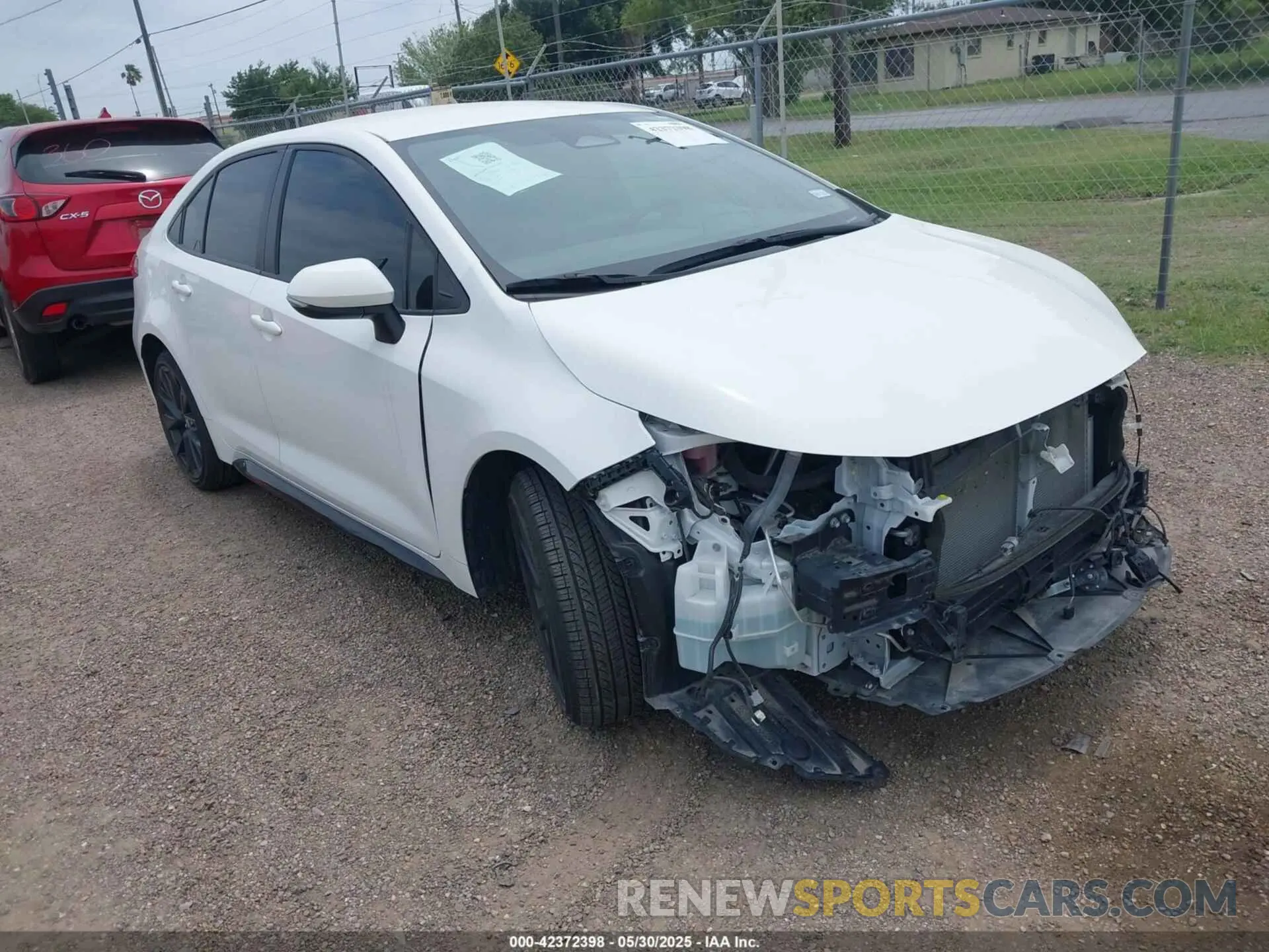 1 Photograph of a damaged car JTDBCMFE2P3022231 TOYOTA COROLLA 2023