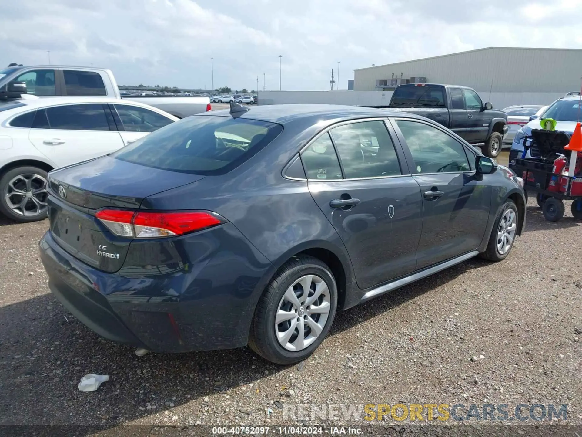 4 Photograph of a damaged car JTDBCMFE2P3022925 TOYOTA COROLLA 2023