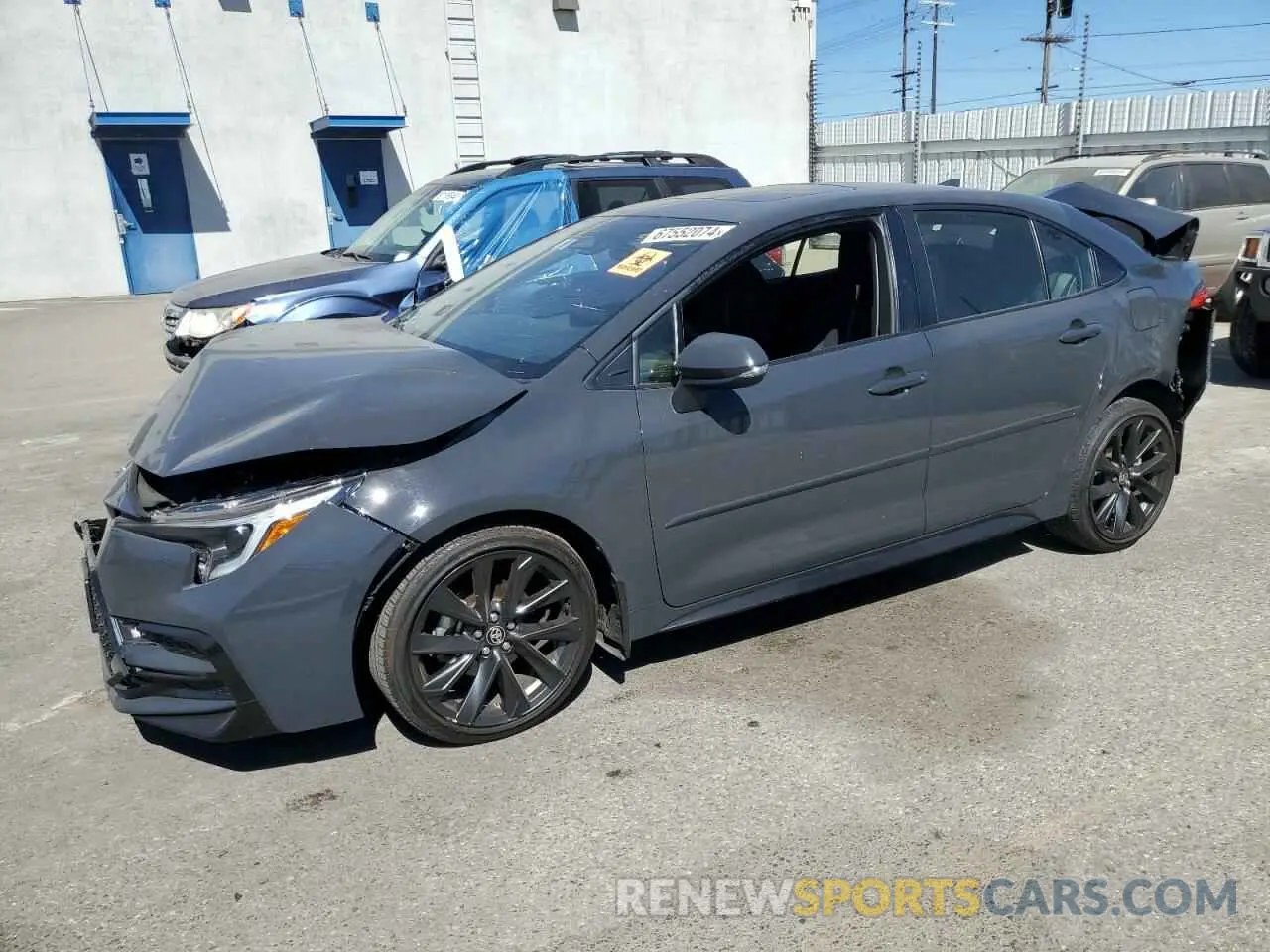 1 Photograph of a damaged car JTDBCMFE2P3024268 TOYOTA COROLLA 2023