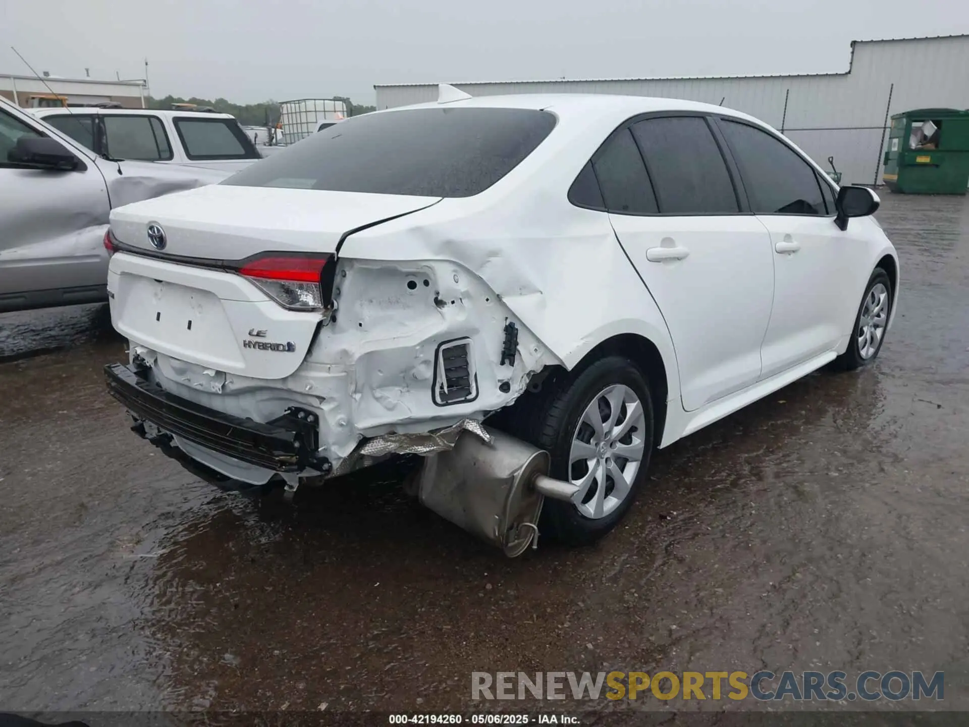 4 Photograph of a damaged car JTDBCMFE2P3026134 TOYOTA COROLLA 2023