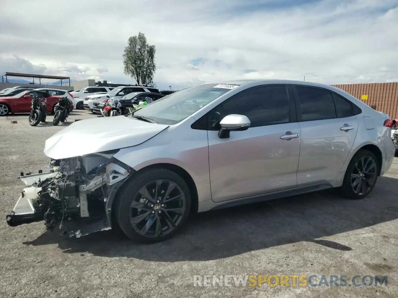 1 Photograph of a damaged car JTDBCMFE2PJ003240 TOYOTA COROLLA 2023