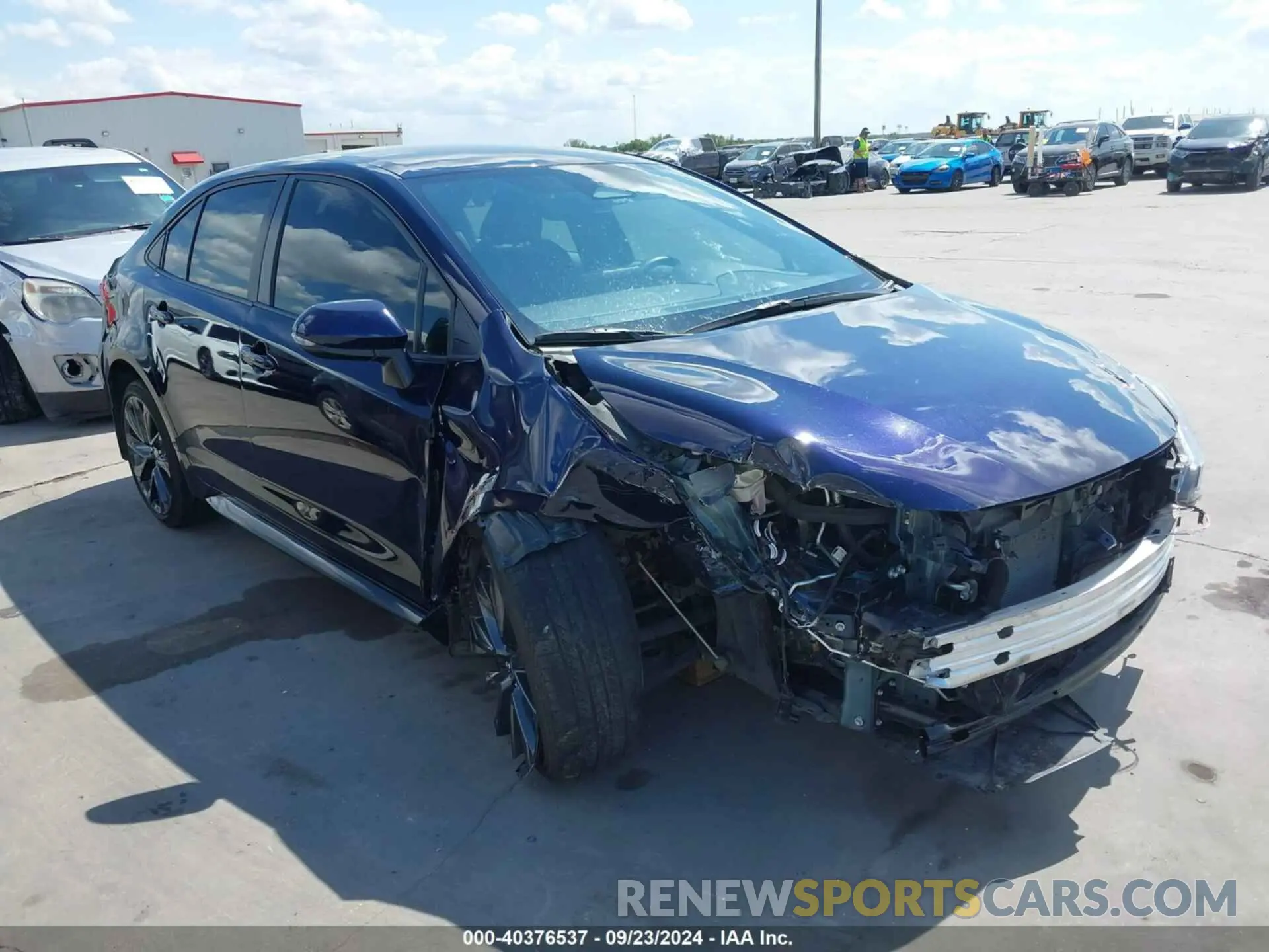 1 Photograph of a damaged car JTDBCMFE2PJ003920 TOYOTA COROLLA 2023