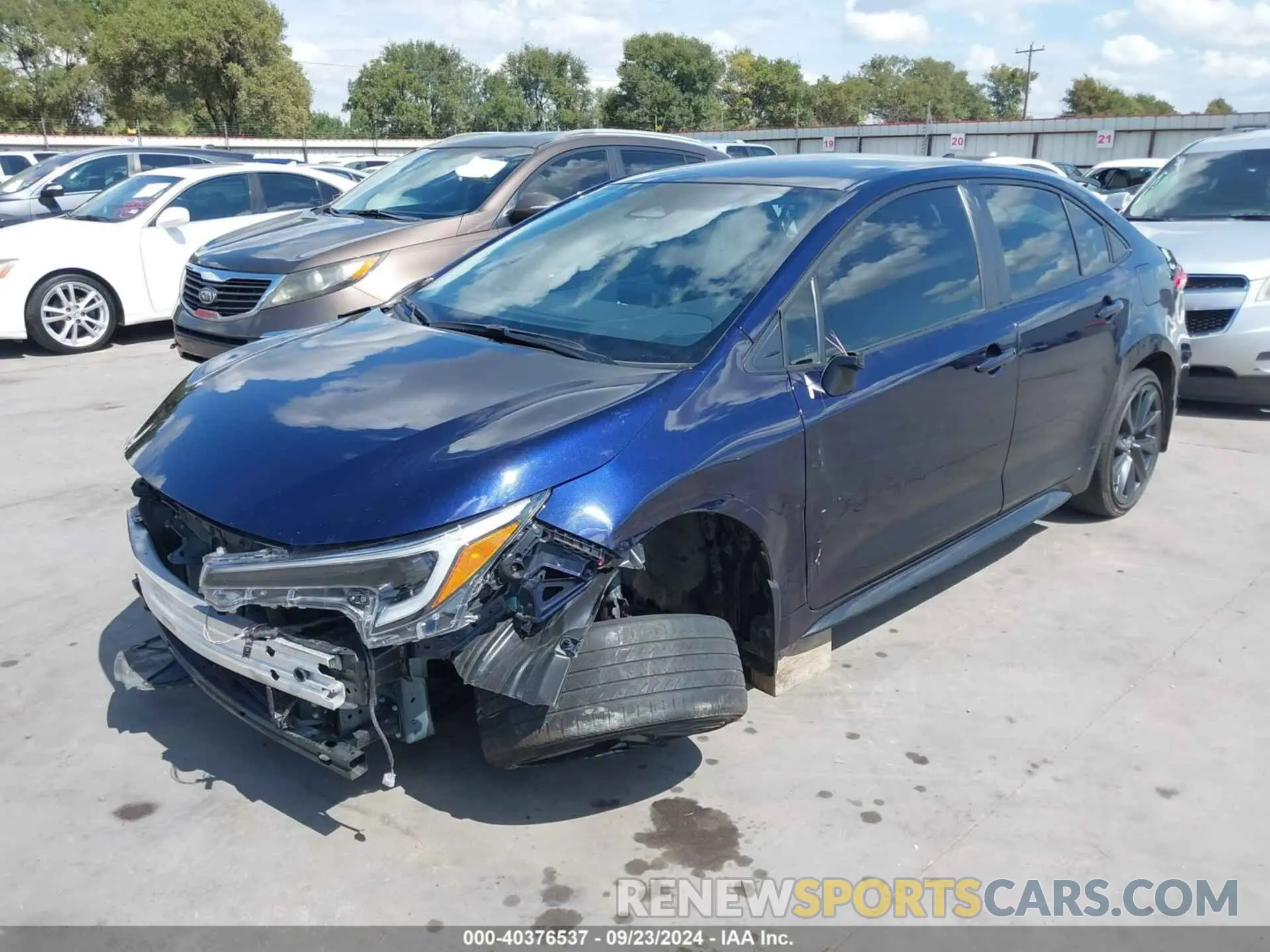 2 Photograph of a damaged car JTDBCMFE2PJ003920 TOYOTA COROLLA 2023