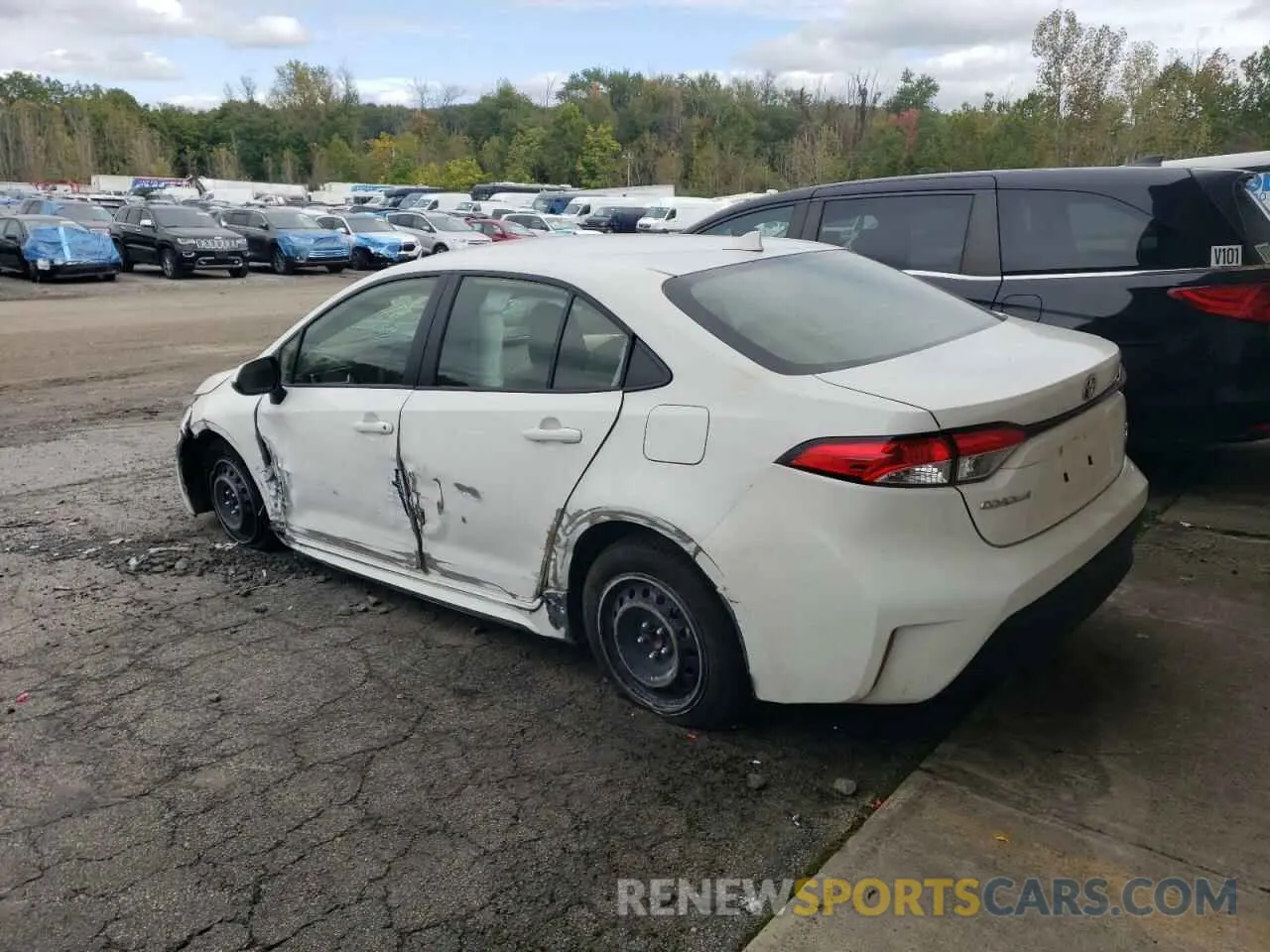 2 Photograph of a damaged car JTDBCMFE2PJ008048 TOYOTA COROLLA 2023
