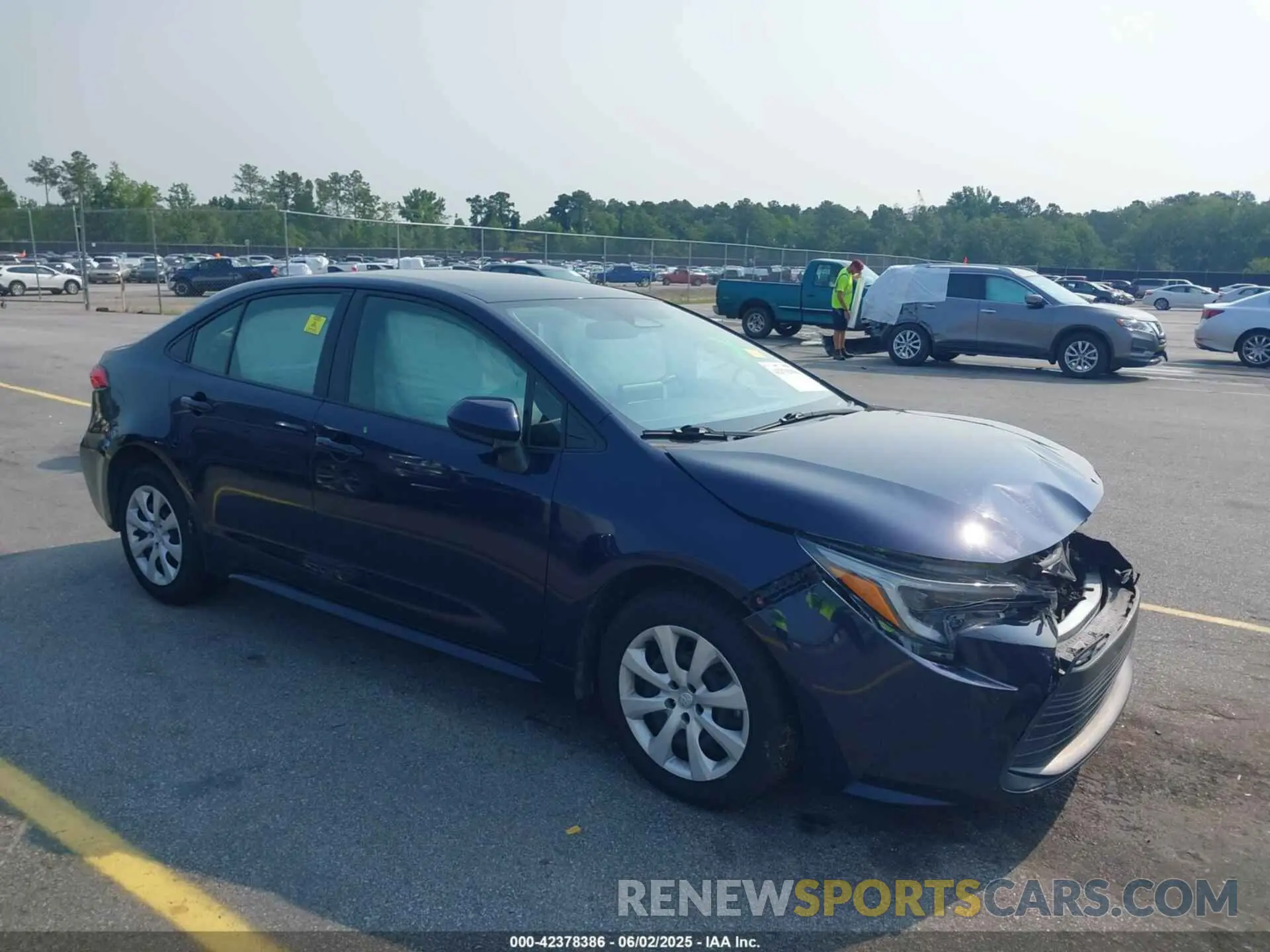 1 Photograph of a damaged car JTDBCMFE2PJ015338 TOYOTA COROLLA 2023