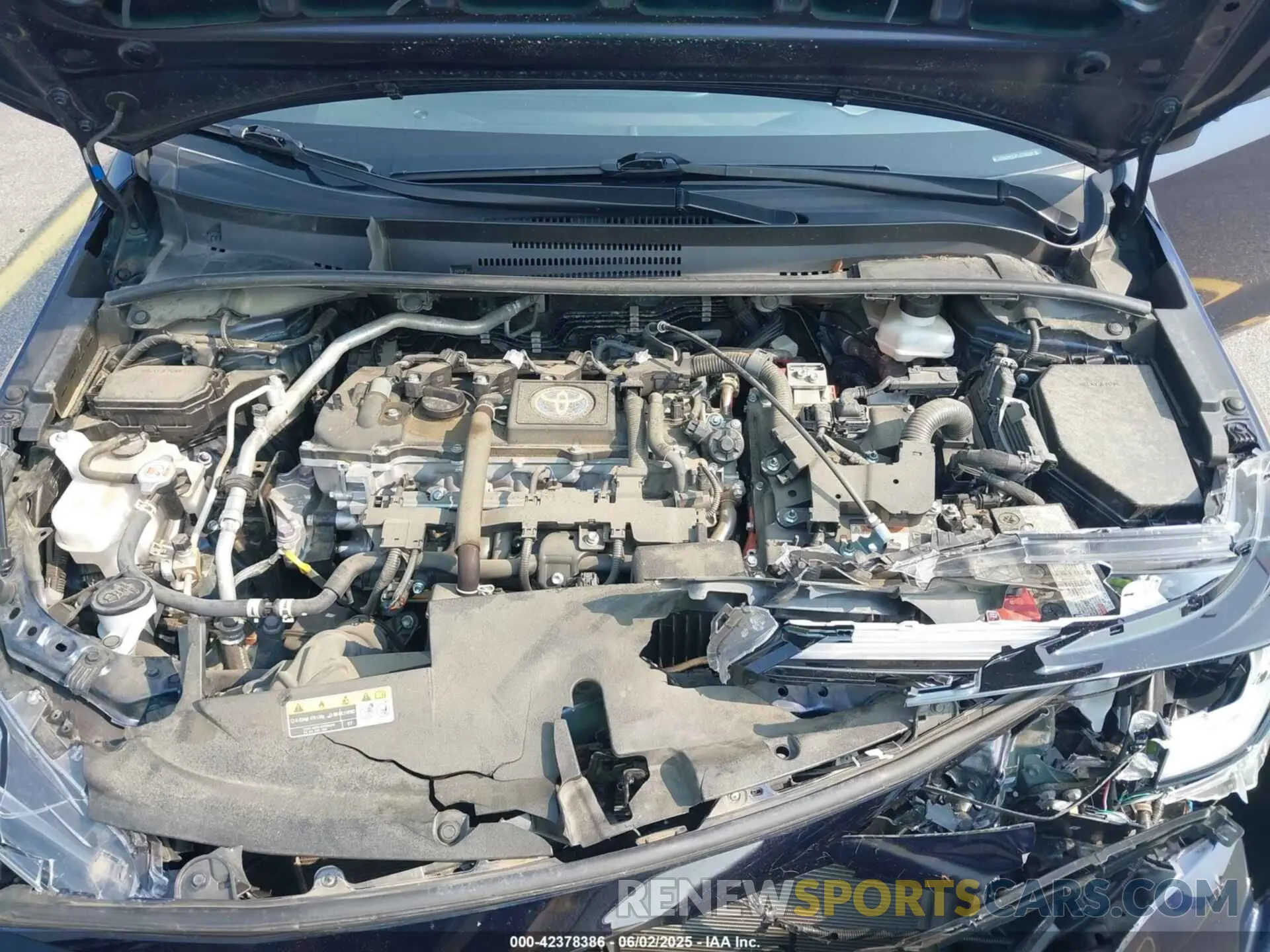10 Photograph of a damaged car JTDBCMFE2PJ015338 TOYOTA COROLLA 2023